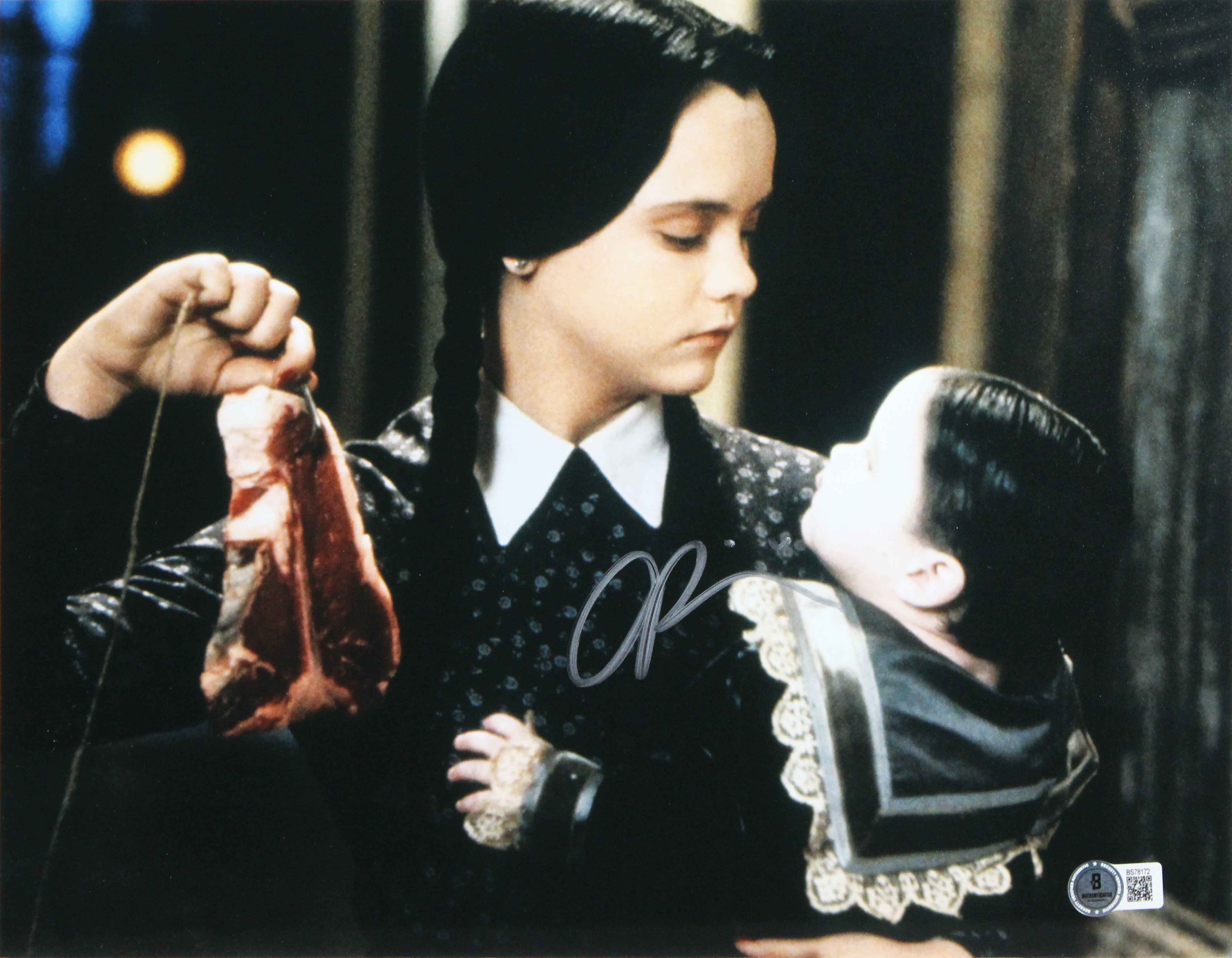 Christina Ricci The Addams Family Signed 11x14 Framed Photo BAS #BS78172
