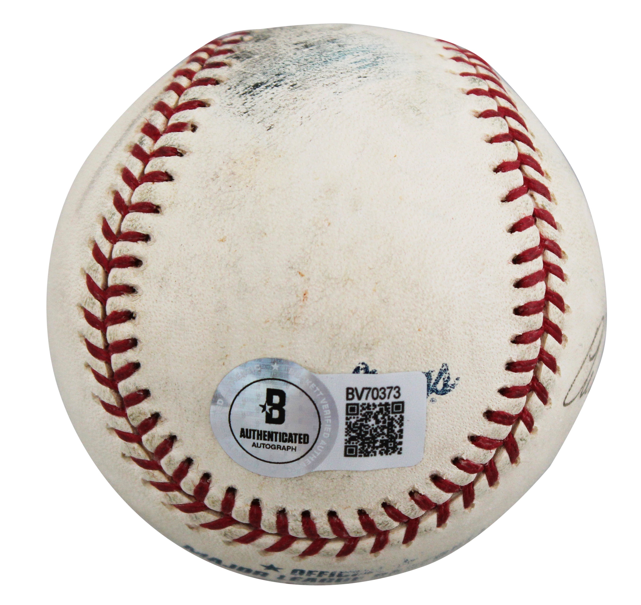 Dodgers Charlie Hough Authentic Signed Game Used Selig OML Baseball BAS #BV70373