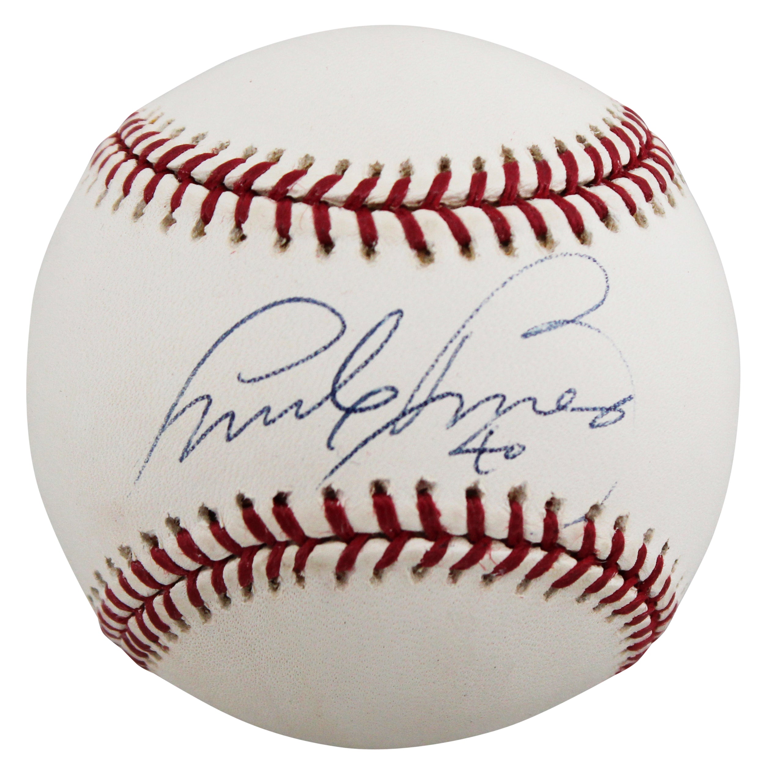 Padres Andy Benes Authentic Signed Allen Selig OML Baseball BAS #BV70340