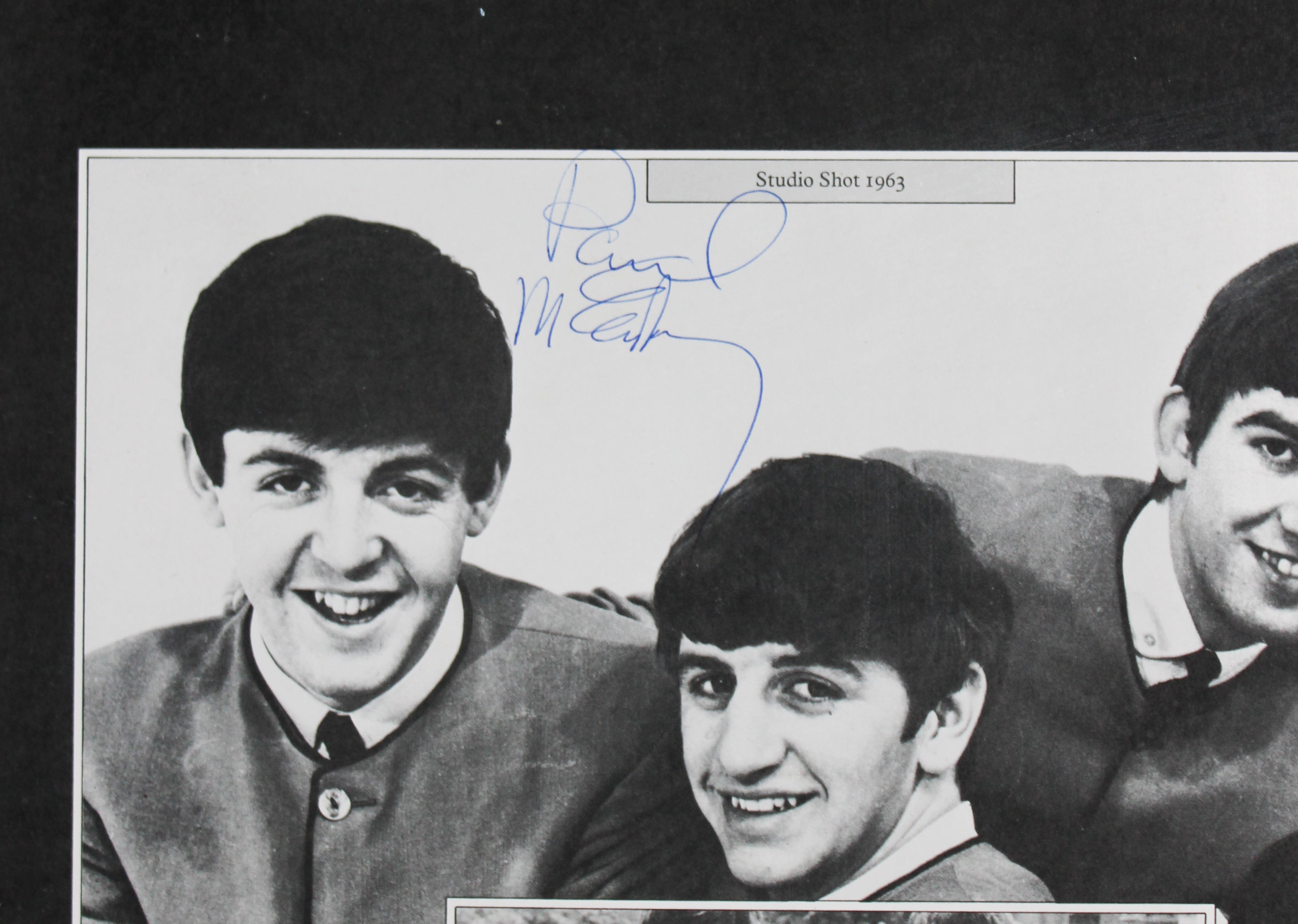 Paul McCartney Signed The Beatles David Wigg Interviews Album Flat BAS #AE65104