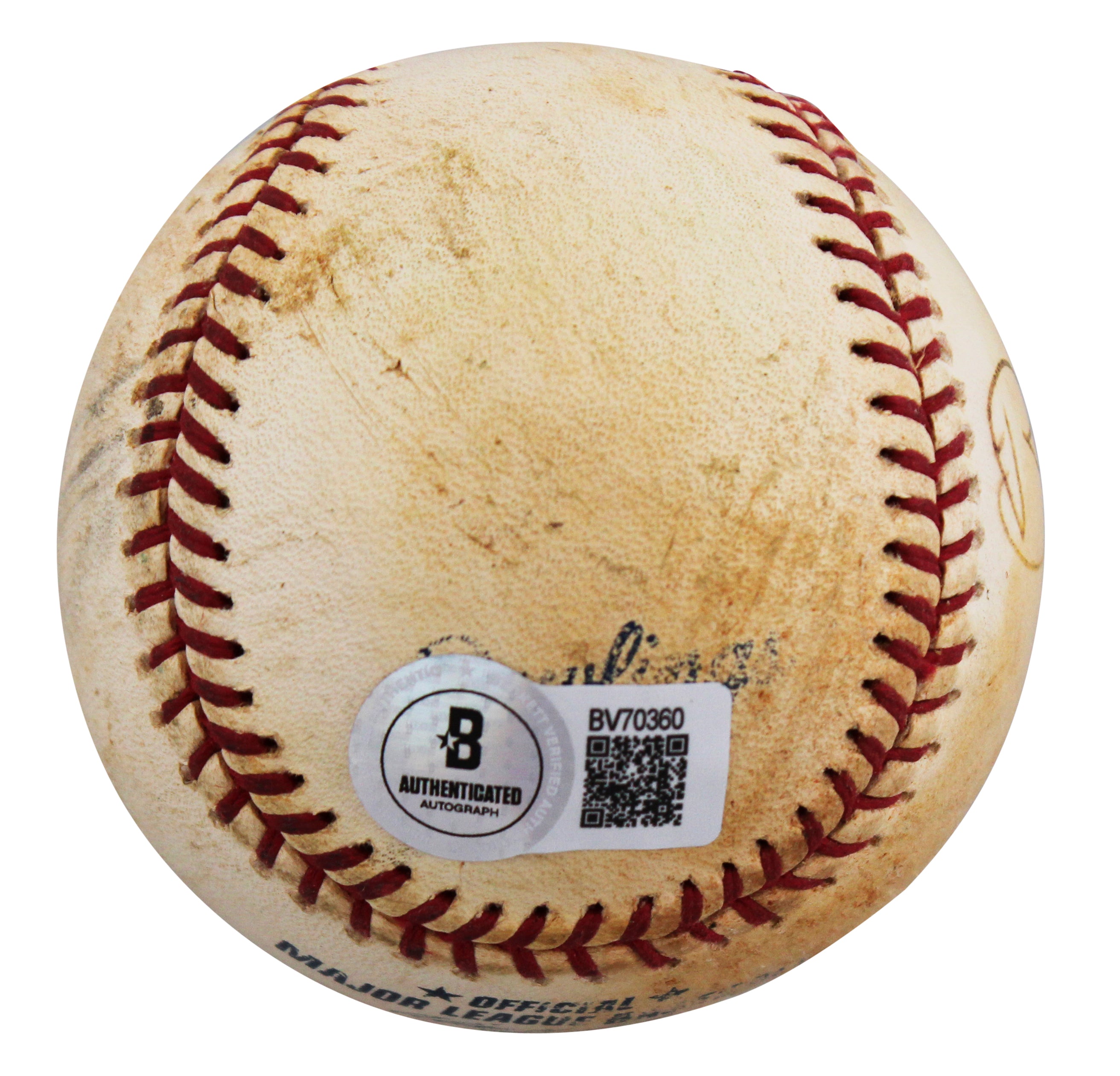 Cardinals Brian Jordan Authentic Signed Allen Selig OML Baseball BAS #BV70360