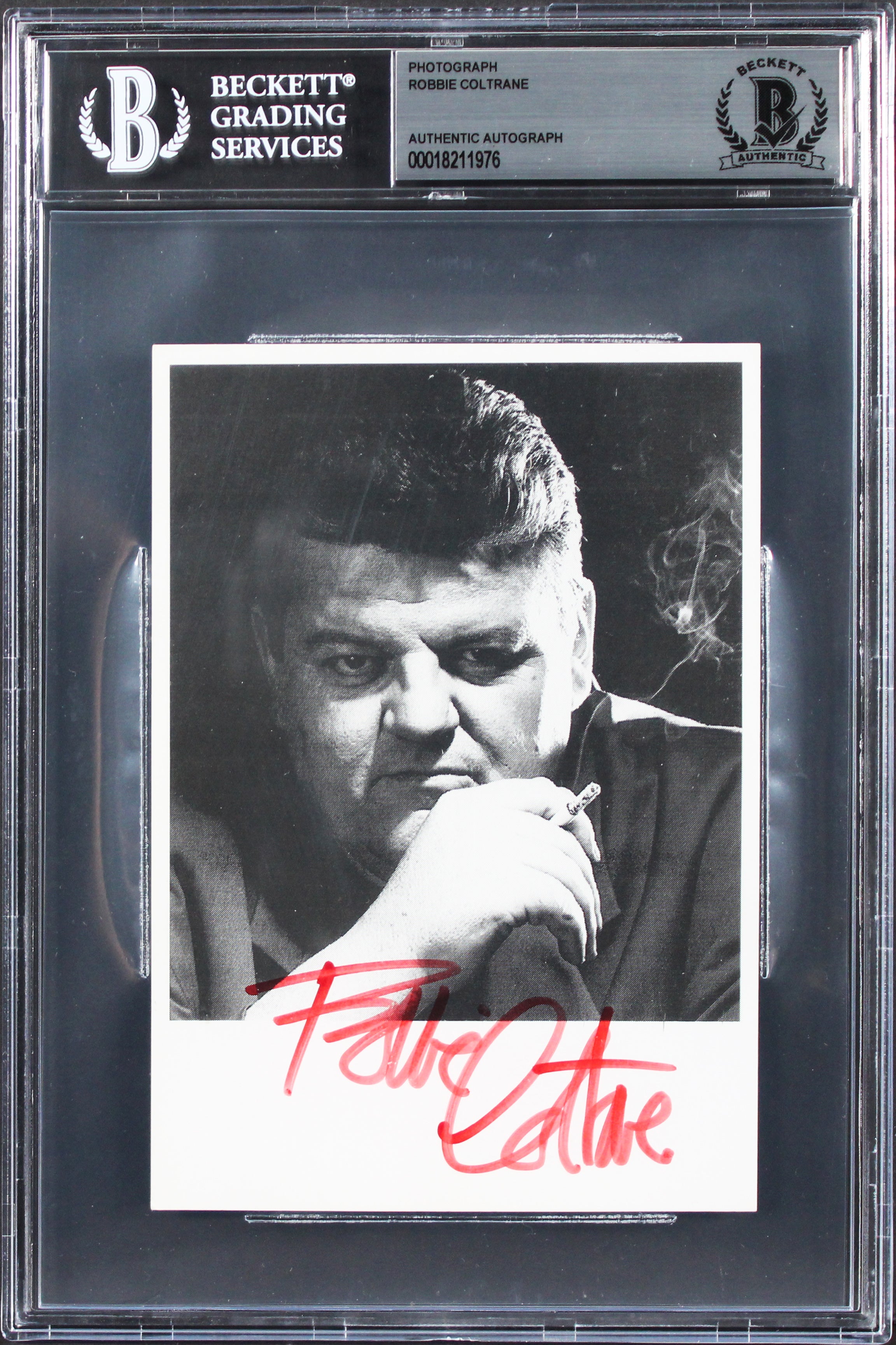 Robbie Coltrane Harry Potter Authentic Signed 5x7 Photo Autographed BAS Slabbed