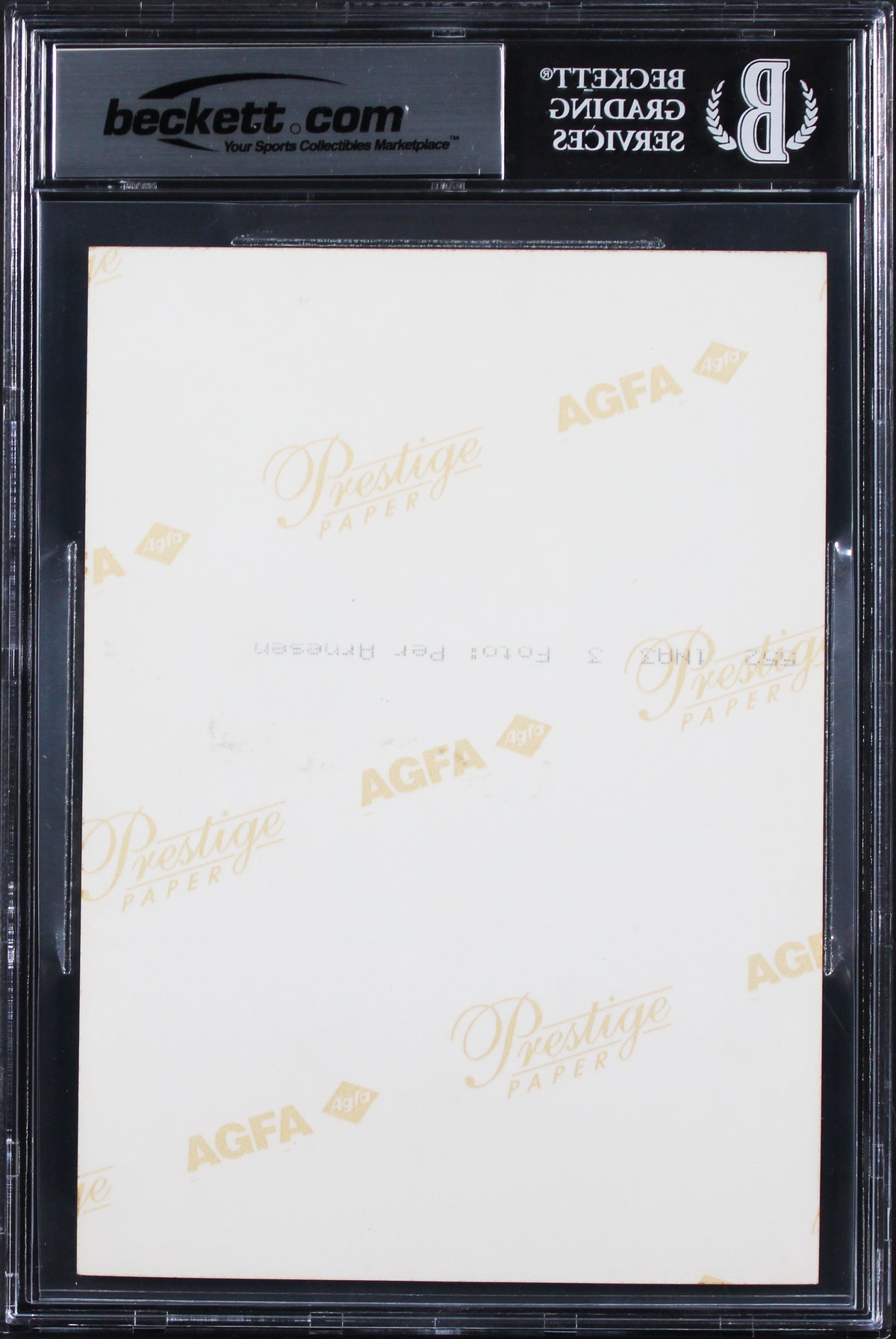Joaquin Phoenix It's All About Love "Peace & Love" Signed 5x7 Photo BAS Slabbed