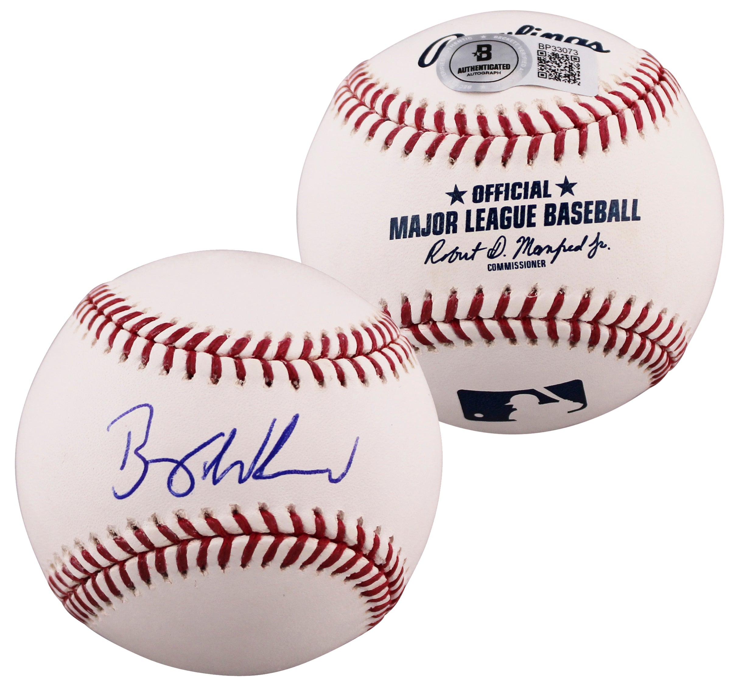 Marlins Ryan Weathers Authentic Signed OML Baseball Autographed BAS #BP33073