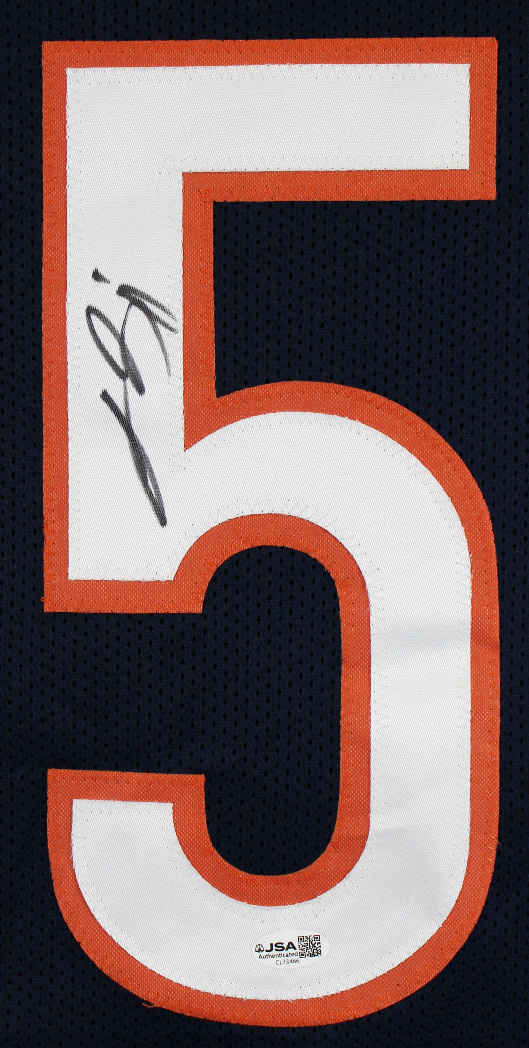Lance Briggs Authentic Signed Navy Pro Style Jersey Autographed JSA