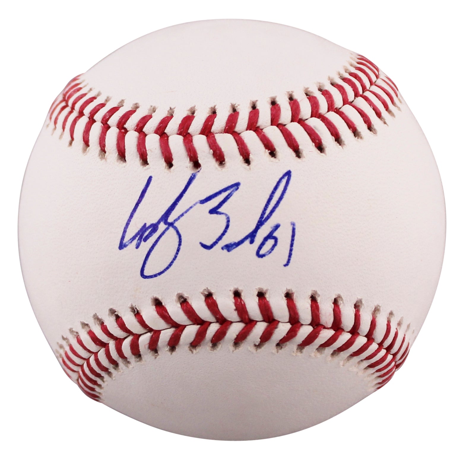 Rangers Cody Bradford Authentic Signed OML Baseball Autographed BAS #BP33061