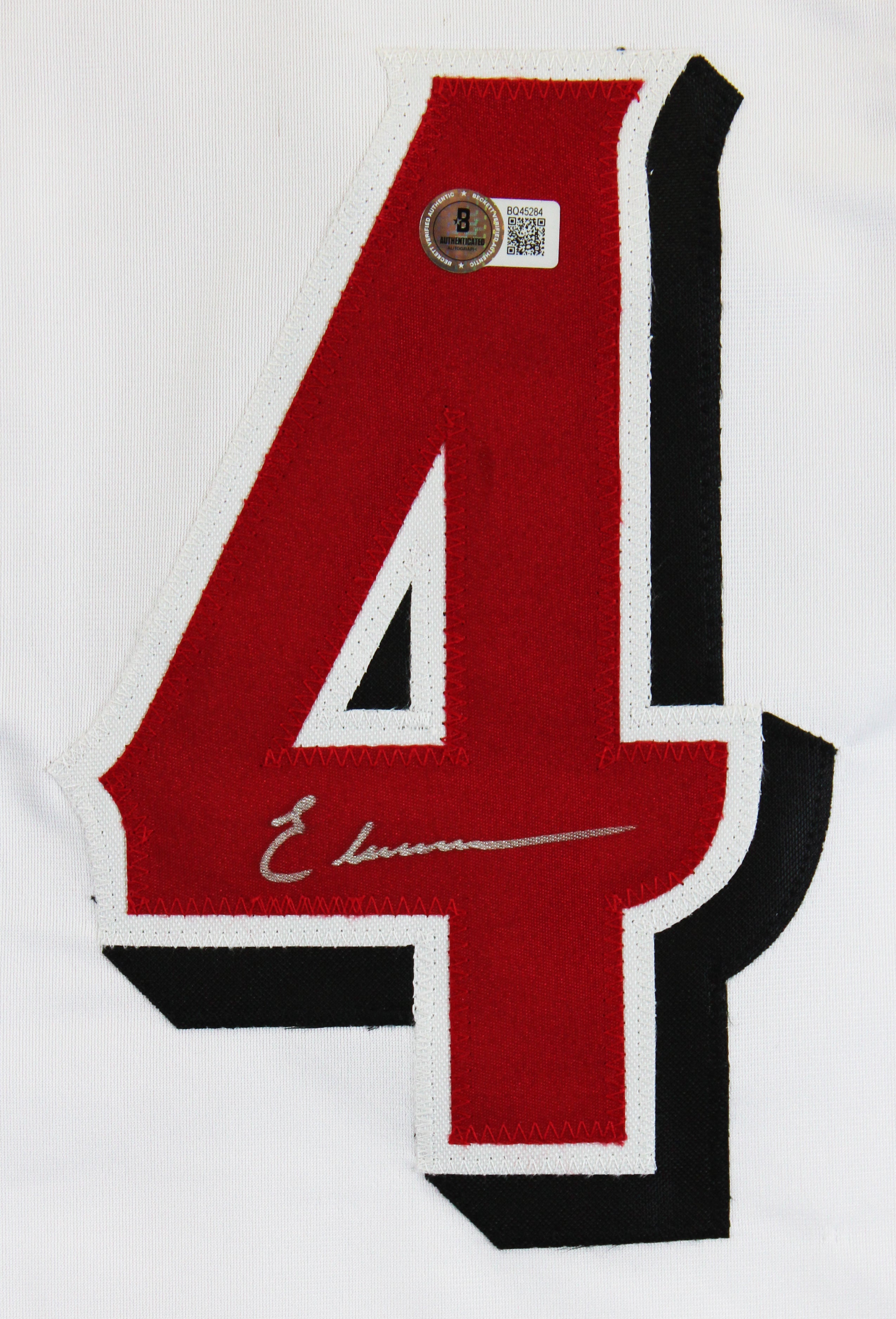 Elly De La Cruz Authentic Signed White Pro Style Jersey w/ Dropshadow BAS 2