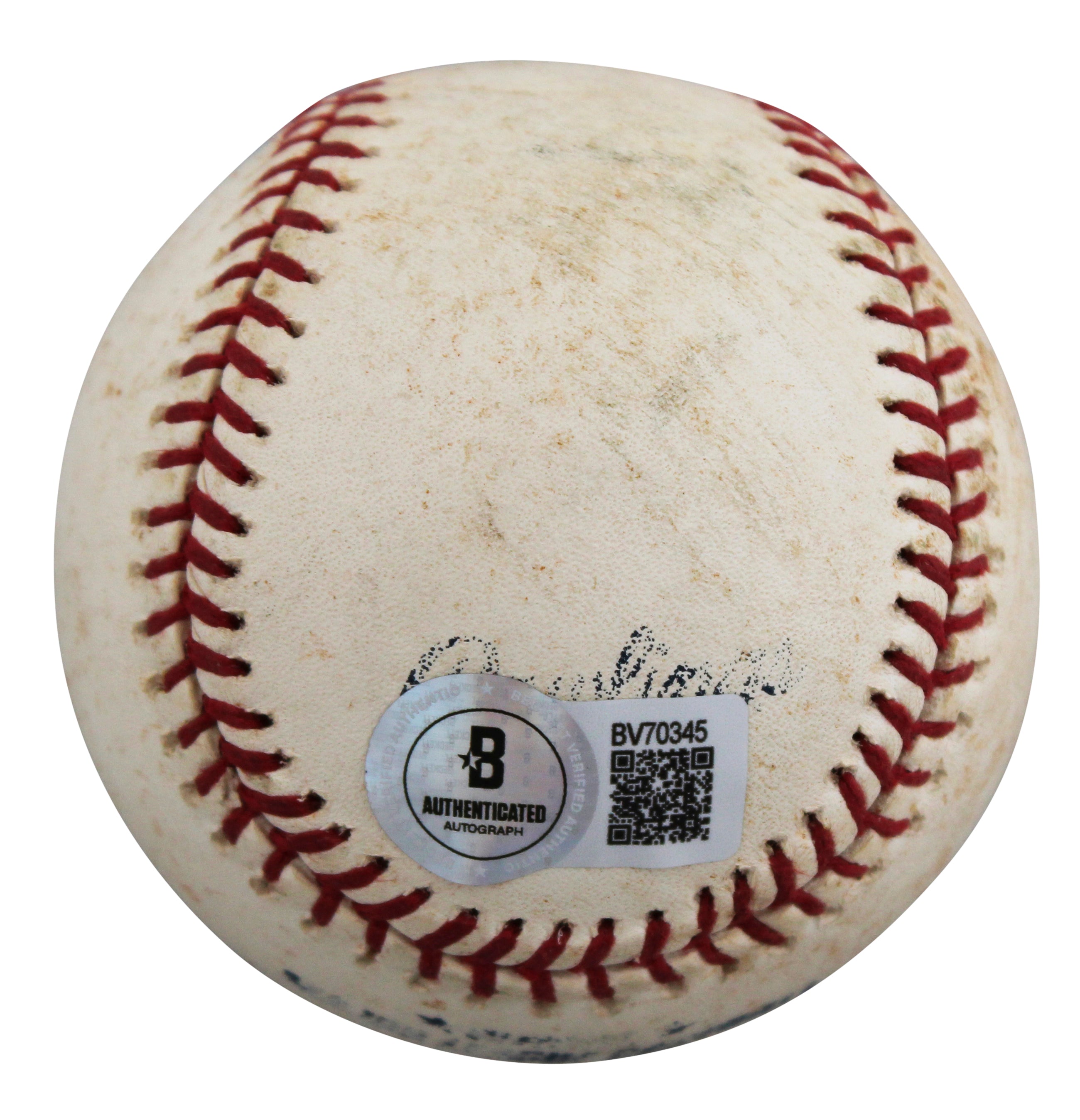 Red Sox J.D. Drew Authentic Signed Practice Used Selig OML Baseball BAS #BV70345