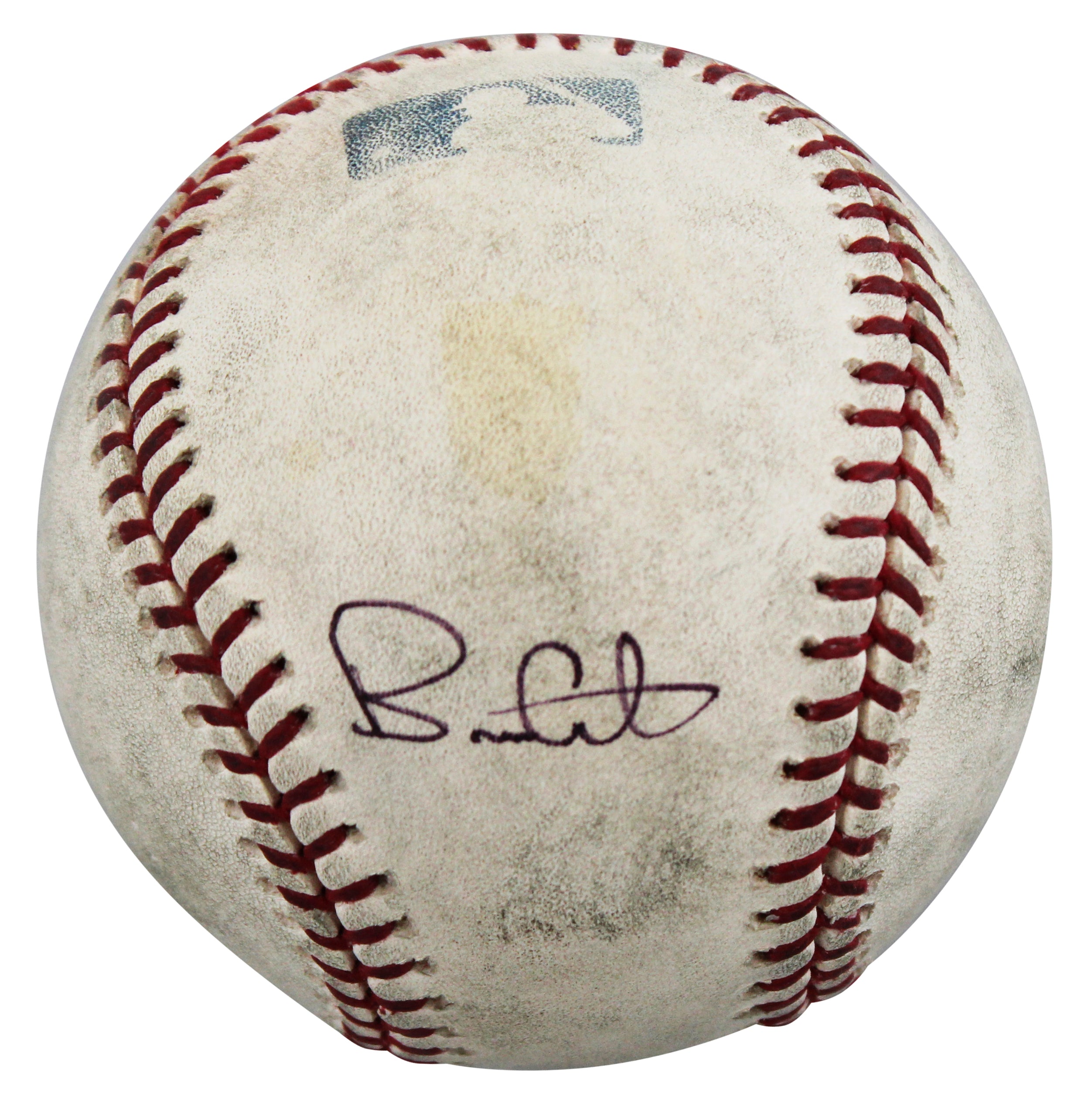 Padres Brian Giles Authentic Signed Game Used Selig OML Baseball BAS #BV70351