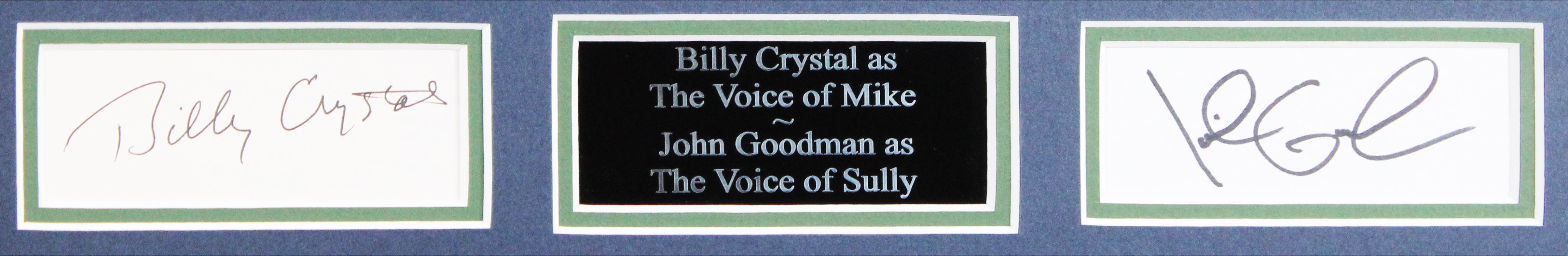 Billy Crystal & John Goodman Monsters Inc. Authentic Signed Framed Display BAS