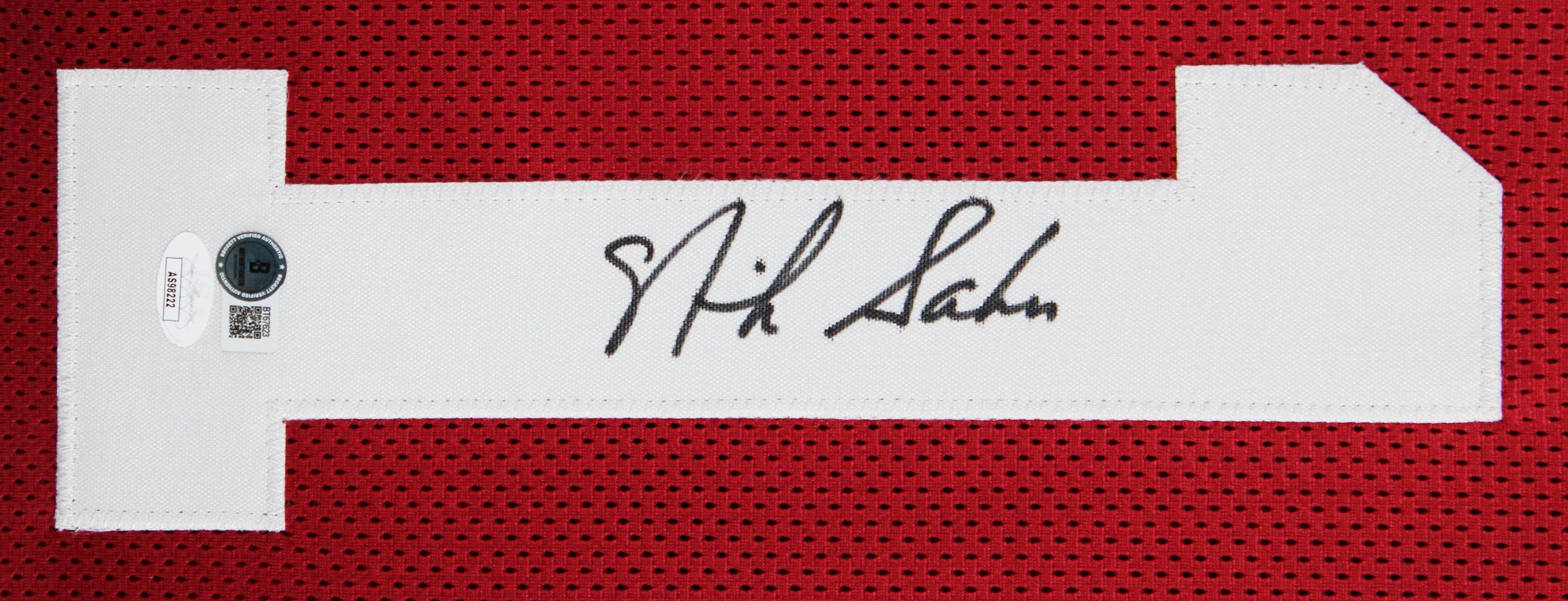 Alabama Nick Saban Authentic Signed Maroon Pro Style Framed Jersey BAS #BT67623