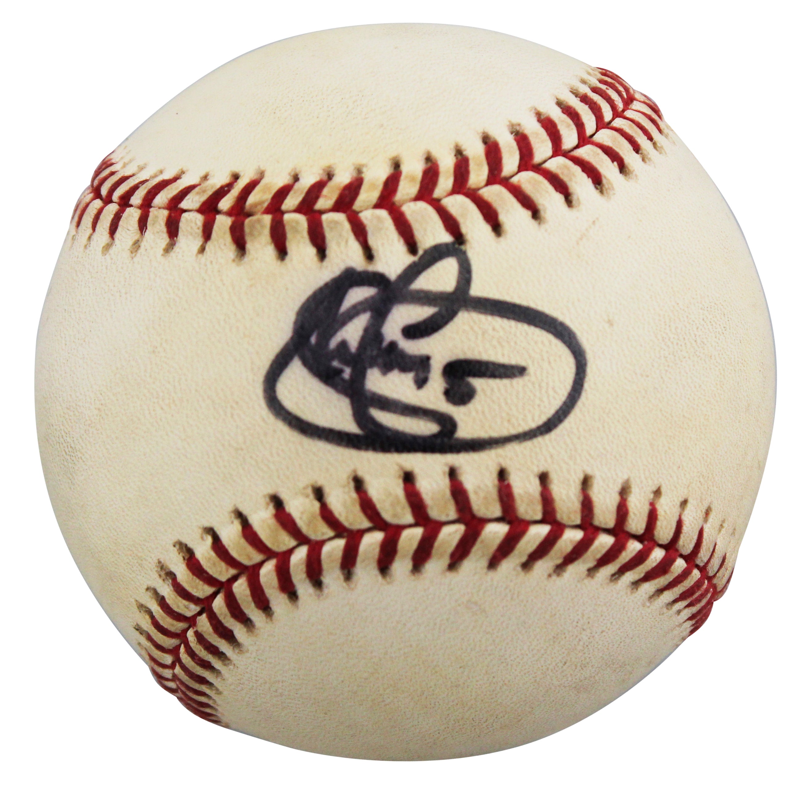 Blue Jays Shawn Green Signed Practice Used Allen Selig OML Baseball BAS #BV70349