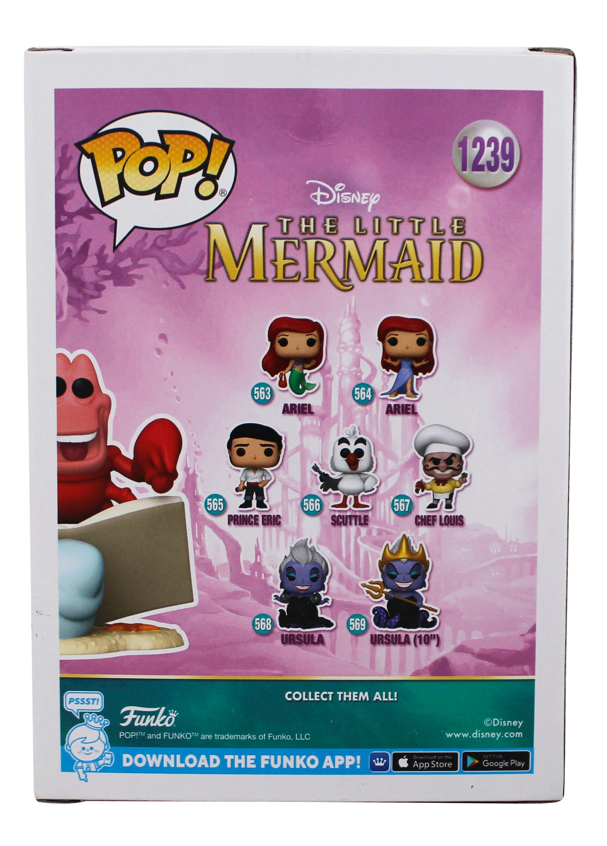 Daveed Diggs The Little Mermaid Signed Sebastian #1239 Funko Pop Figure BAS