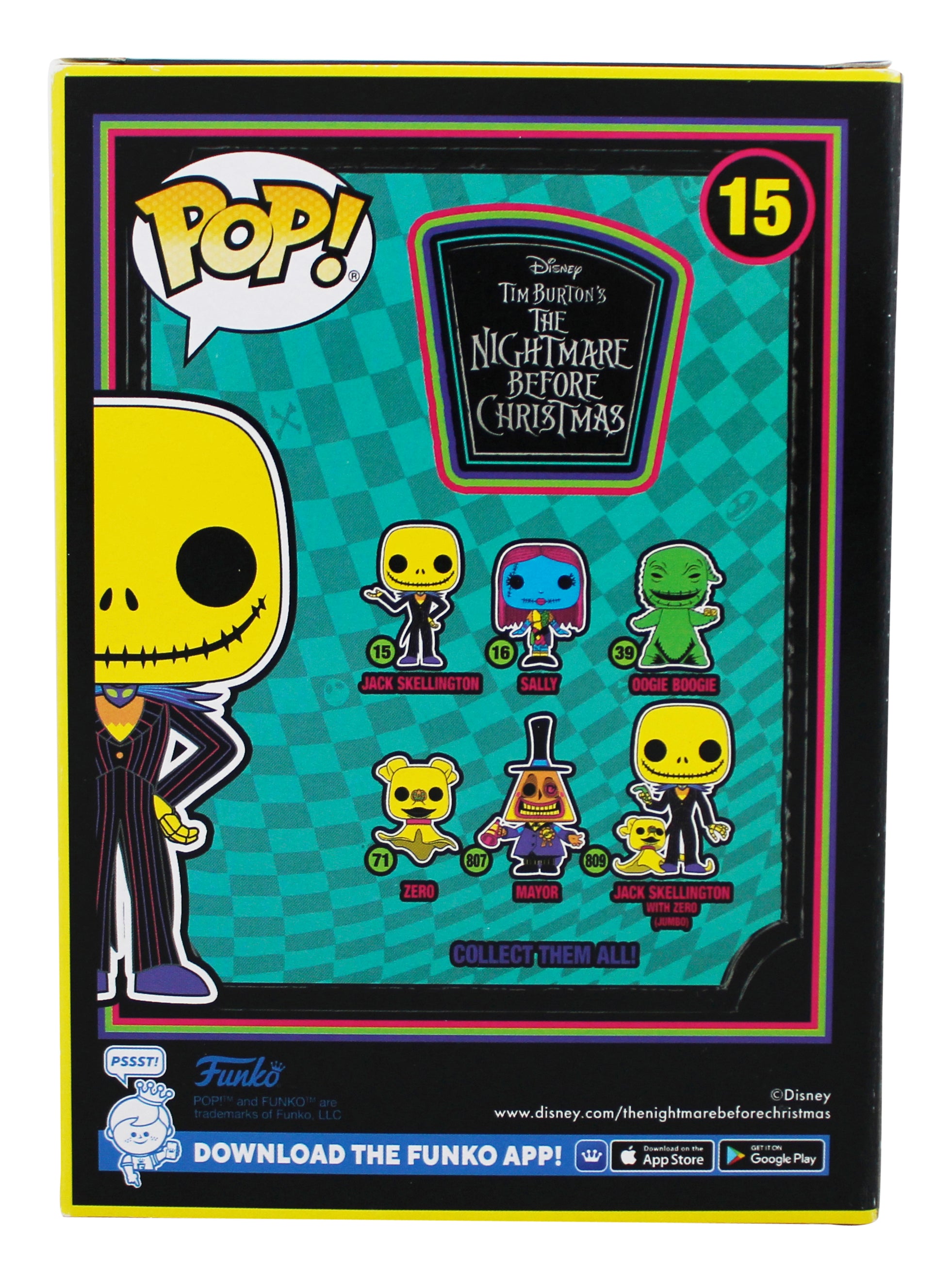 Chris Sarandon Nightmare Before Christmas "Jack" Signed #15 Funko Pop Figure JSA