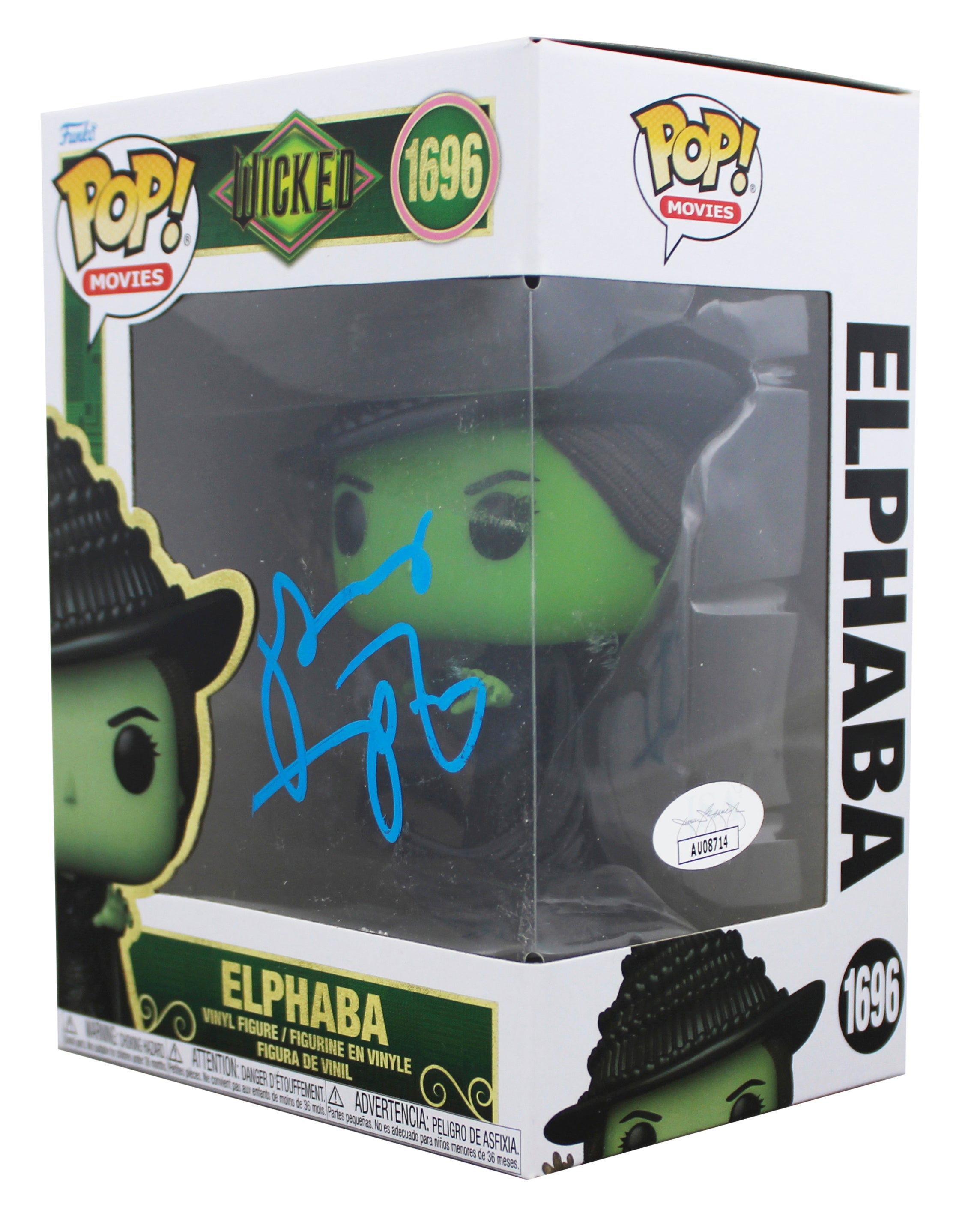 Idina Menzel Wicked Signed Elphaba #1696 Funko Pop Vinyl Figure JSA #AU08714