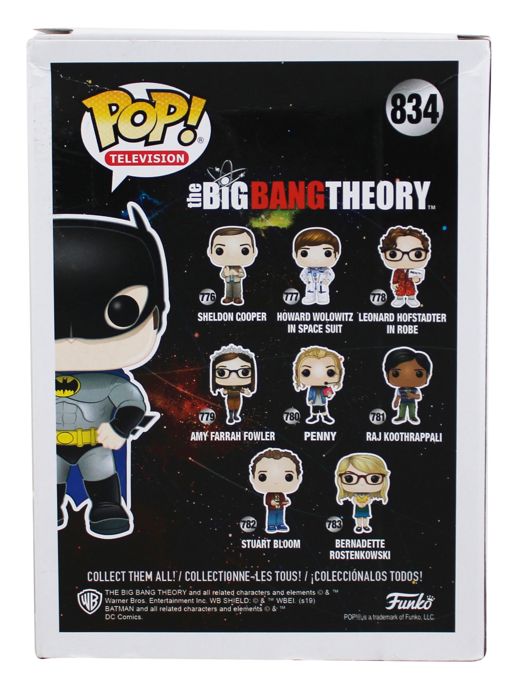 Simon Helberg The Big Bang Theory Signed #834 Funko Pop Figure JSA #CE80685
