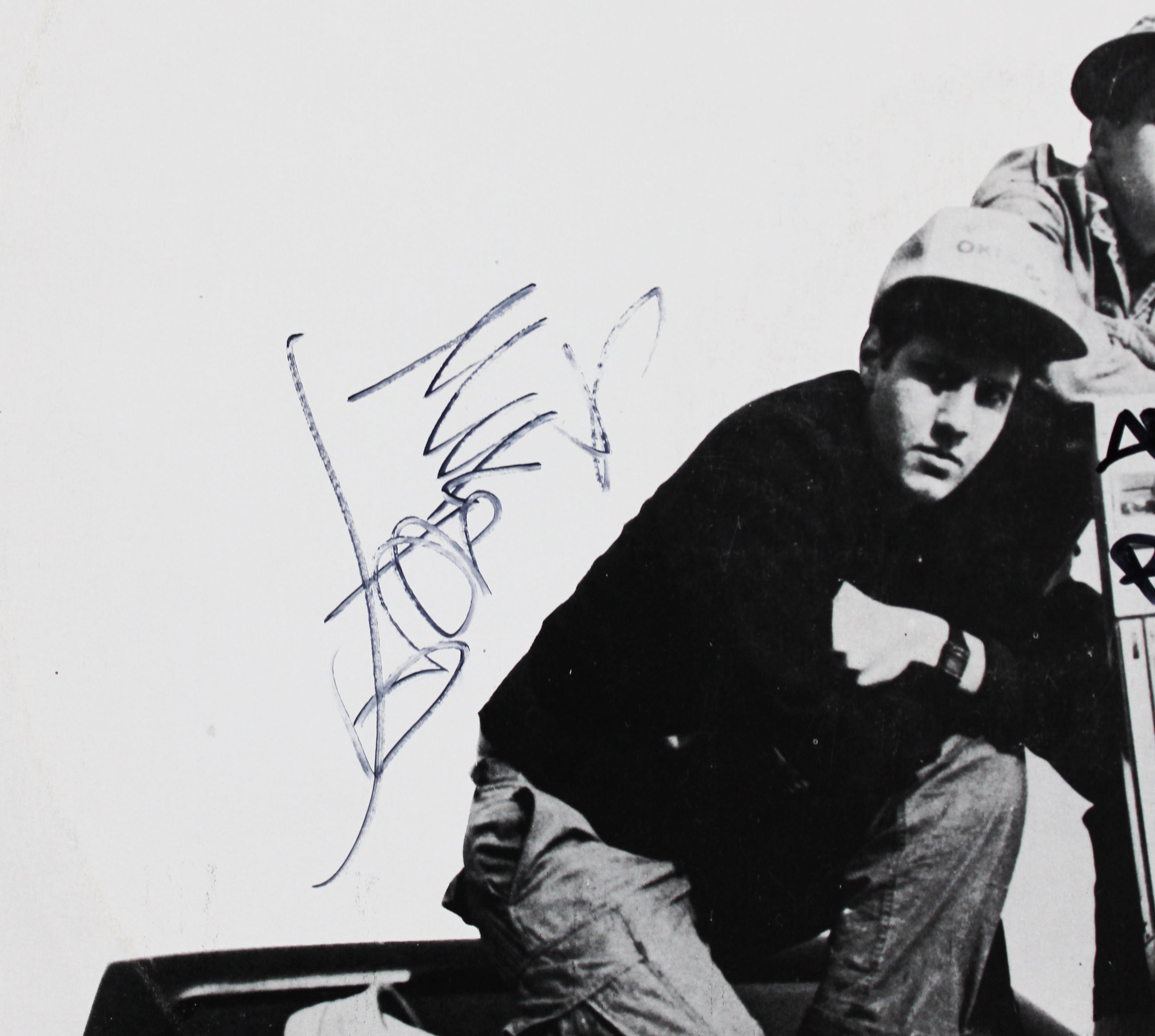(3) MCA, Ad-Rock & Mike D Signed Fight For Your Right Album Cover W/ Vinyl JSA