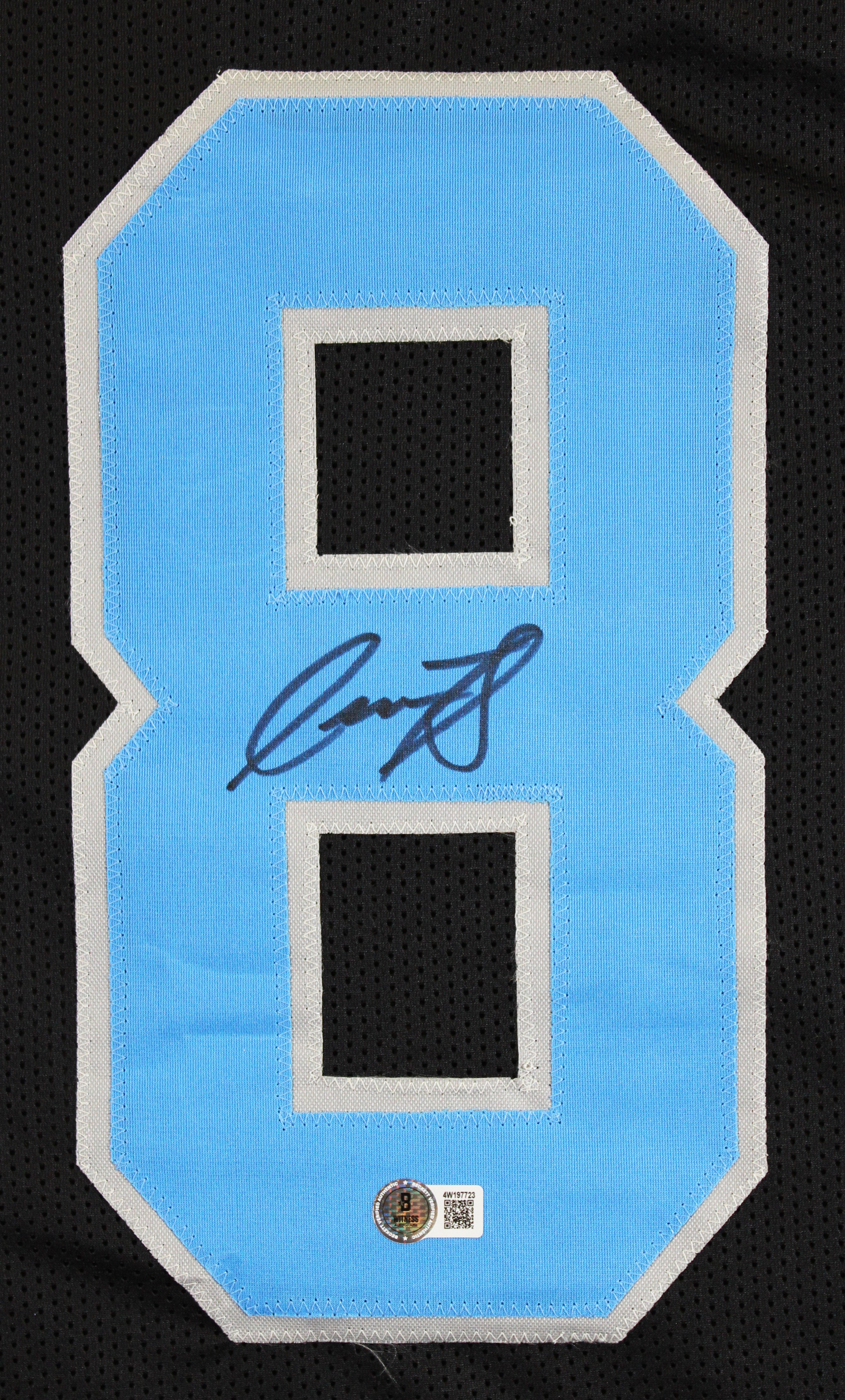 Isaac TeSlaa Authentic Signed Black Pro Style Jersey Autographed BAS Witnessed
