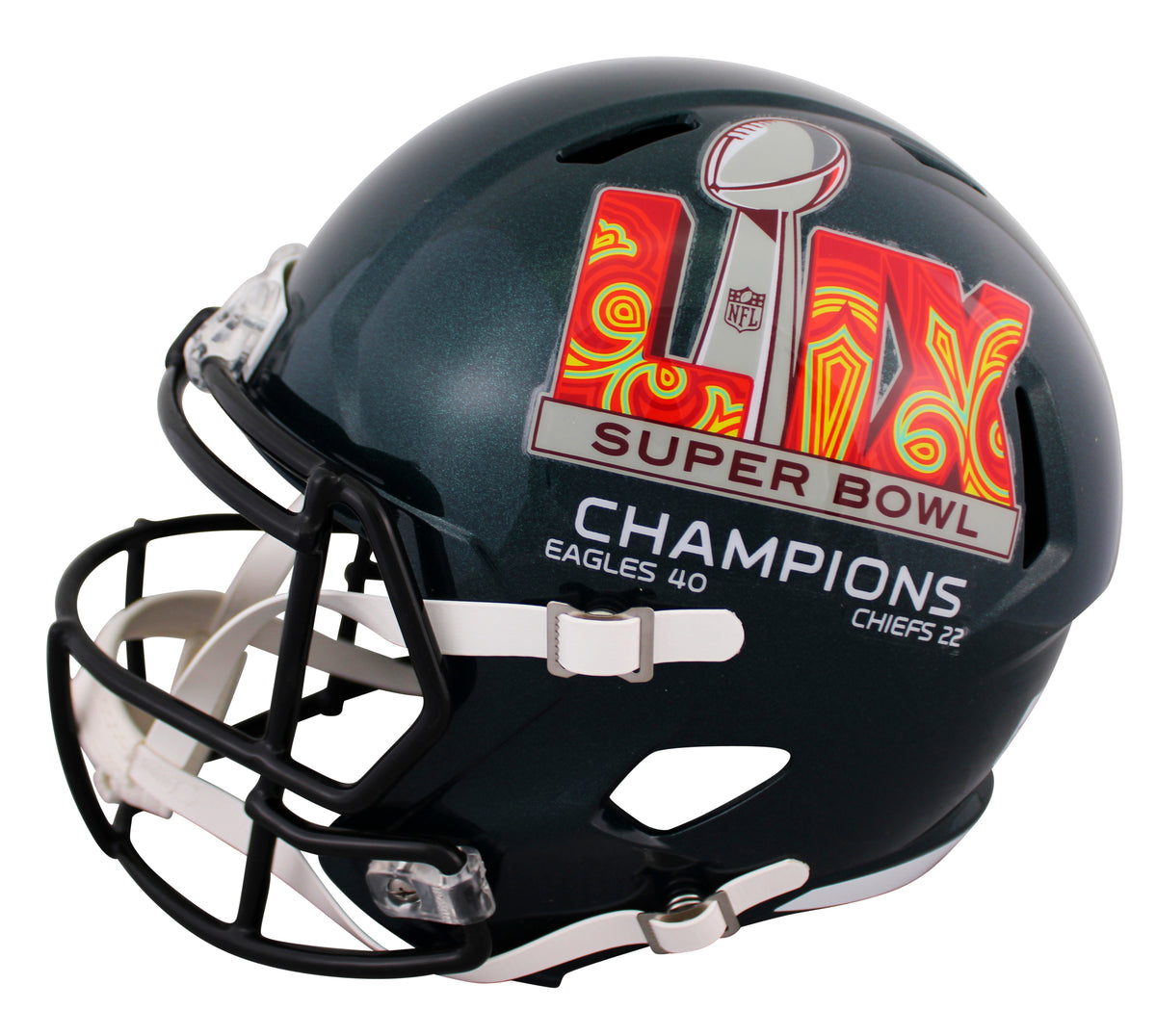 Eagles Cooper DeJean Signed Super Bowl LIX Champs F/S Speed Rep Helmet Fanatics