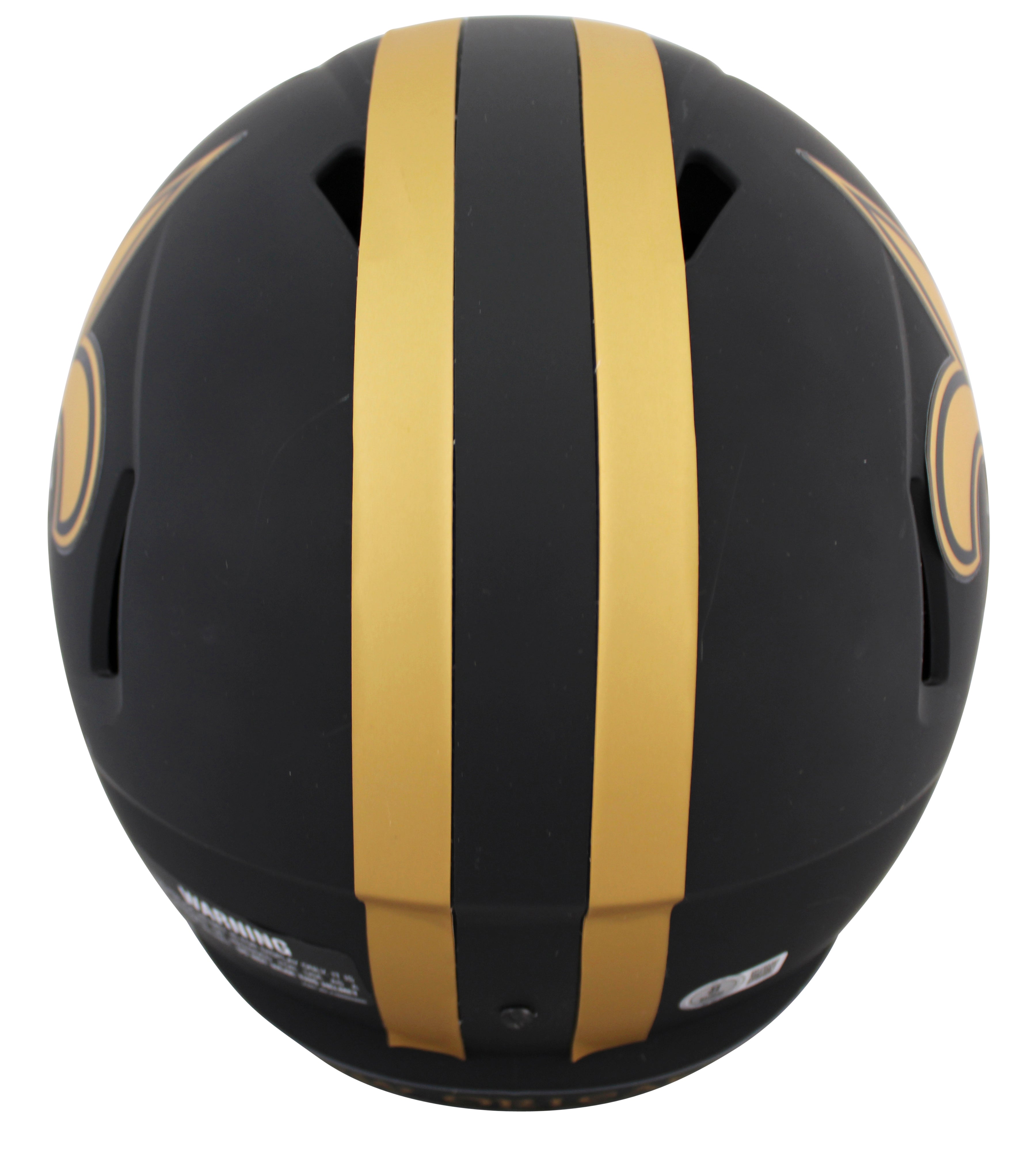 Saints Darren Sproles "Who Dat" Signed Eclipse Full Size Speed Rep Helmet BAS W