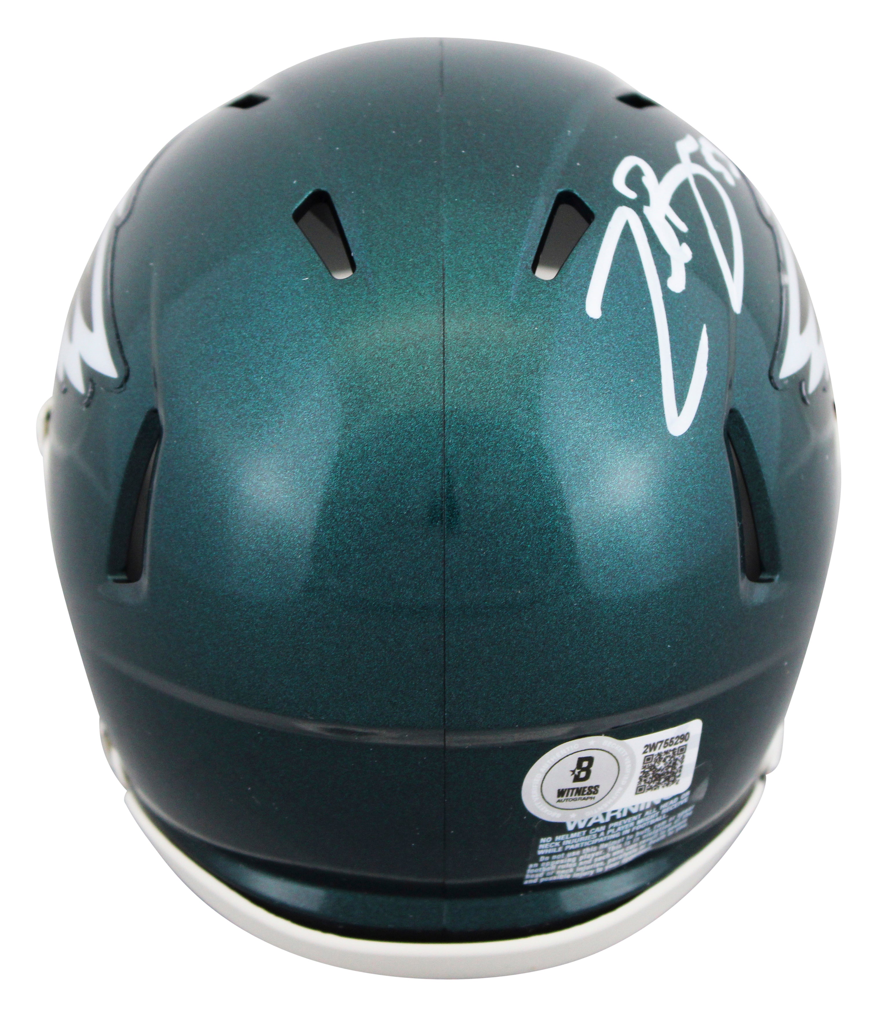 Eagles Zack Baun Authentic Signed Speed Mini Helmet Autographed BAS Witnessed