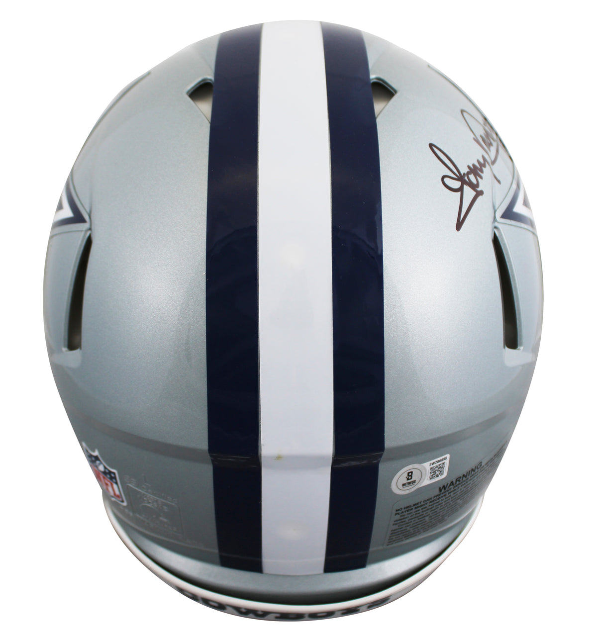 Cowboys Pearson, Staubach, Dorsett Signed F/S Speed Proline Helmet BAS #3W286898