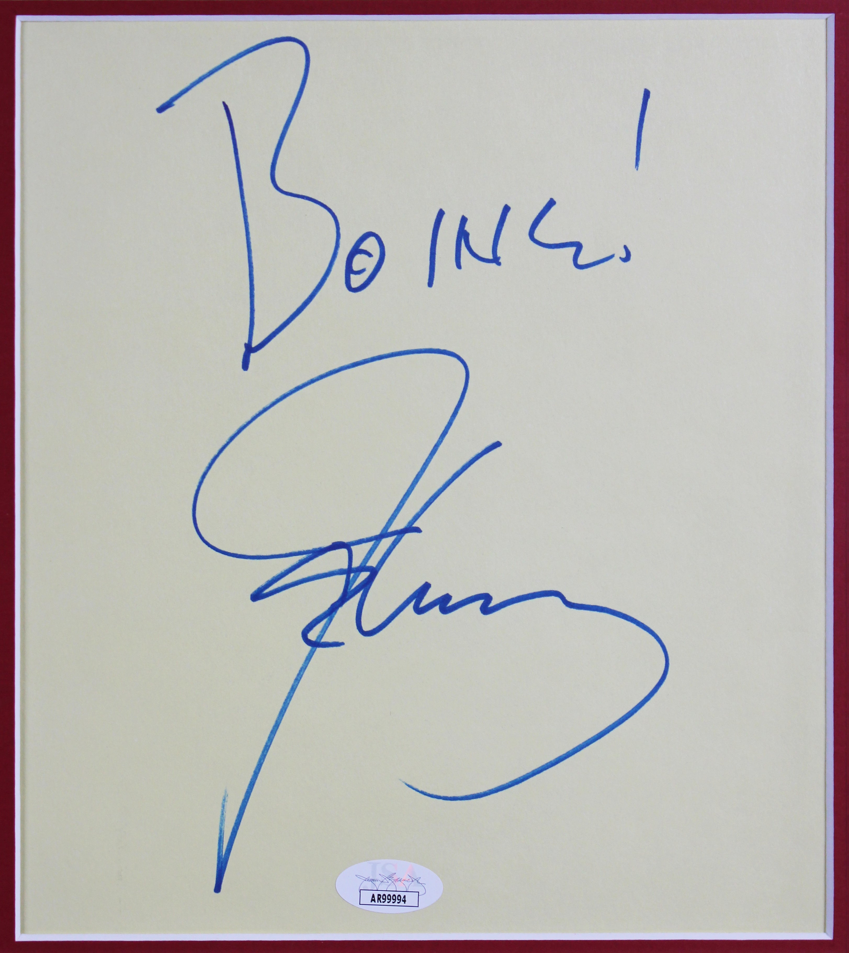 Jim Carrey & Jeff Daniels Dumb and Dumber Signed Framed Display BAS & JSA