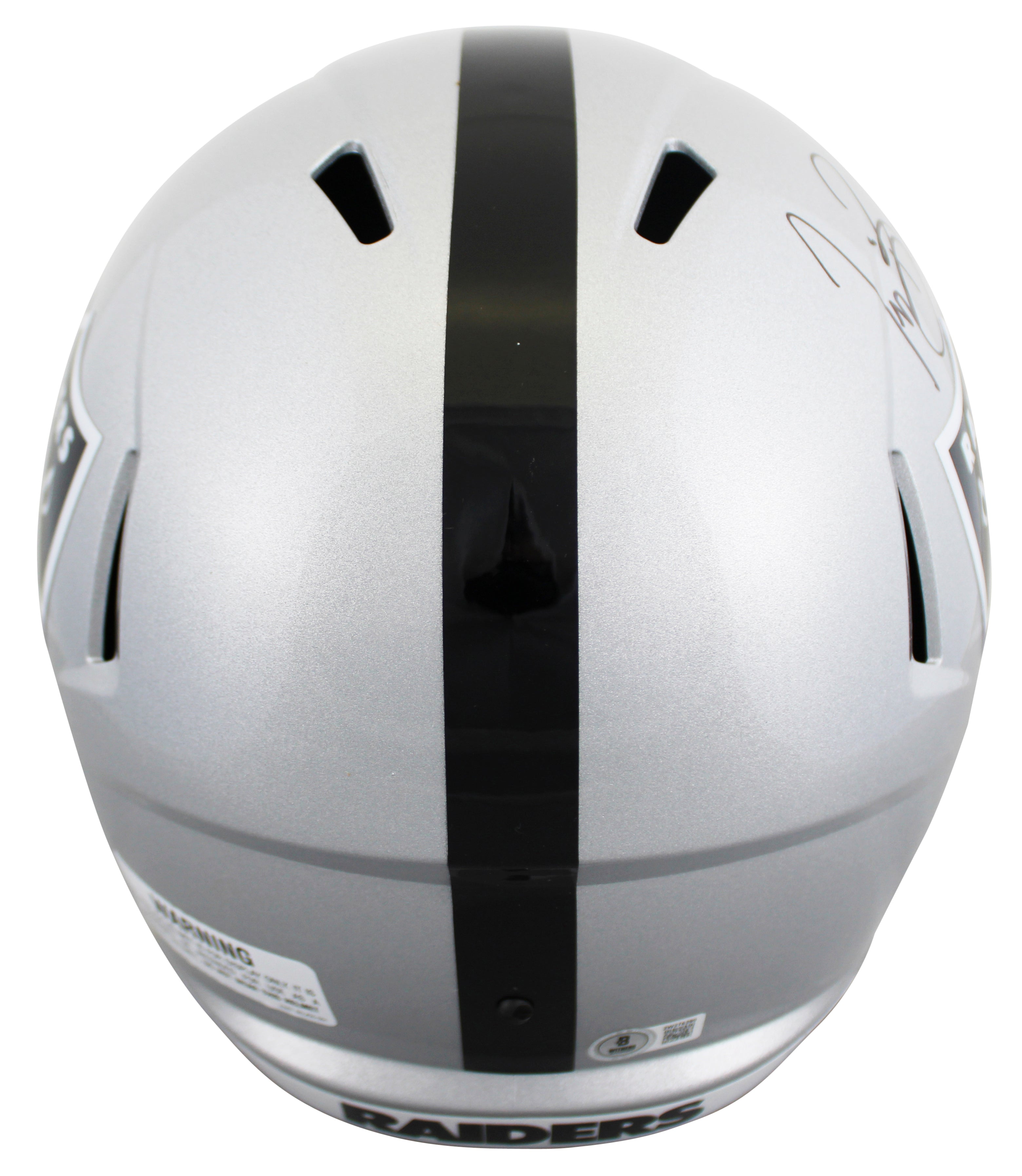 Raiders Tim Brown Authentic Signed Full Size Speed Rep Helmet BAS #2W276290
