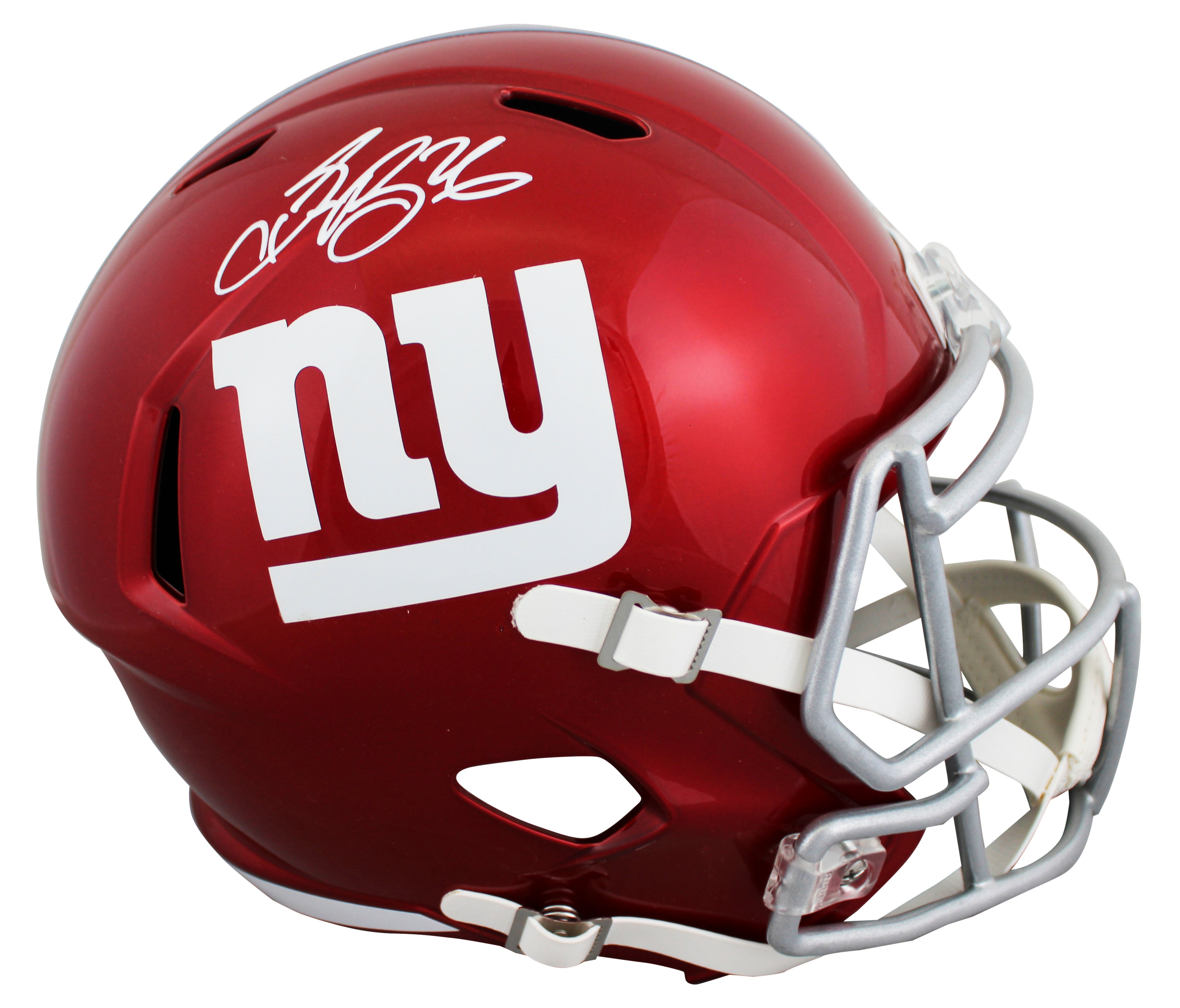 Giants Saquon Barkley Signed Flash Full Size Speed Rep Helmet BAS Wit #W699170