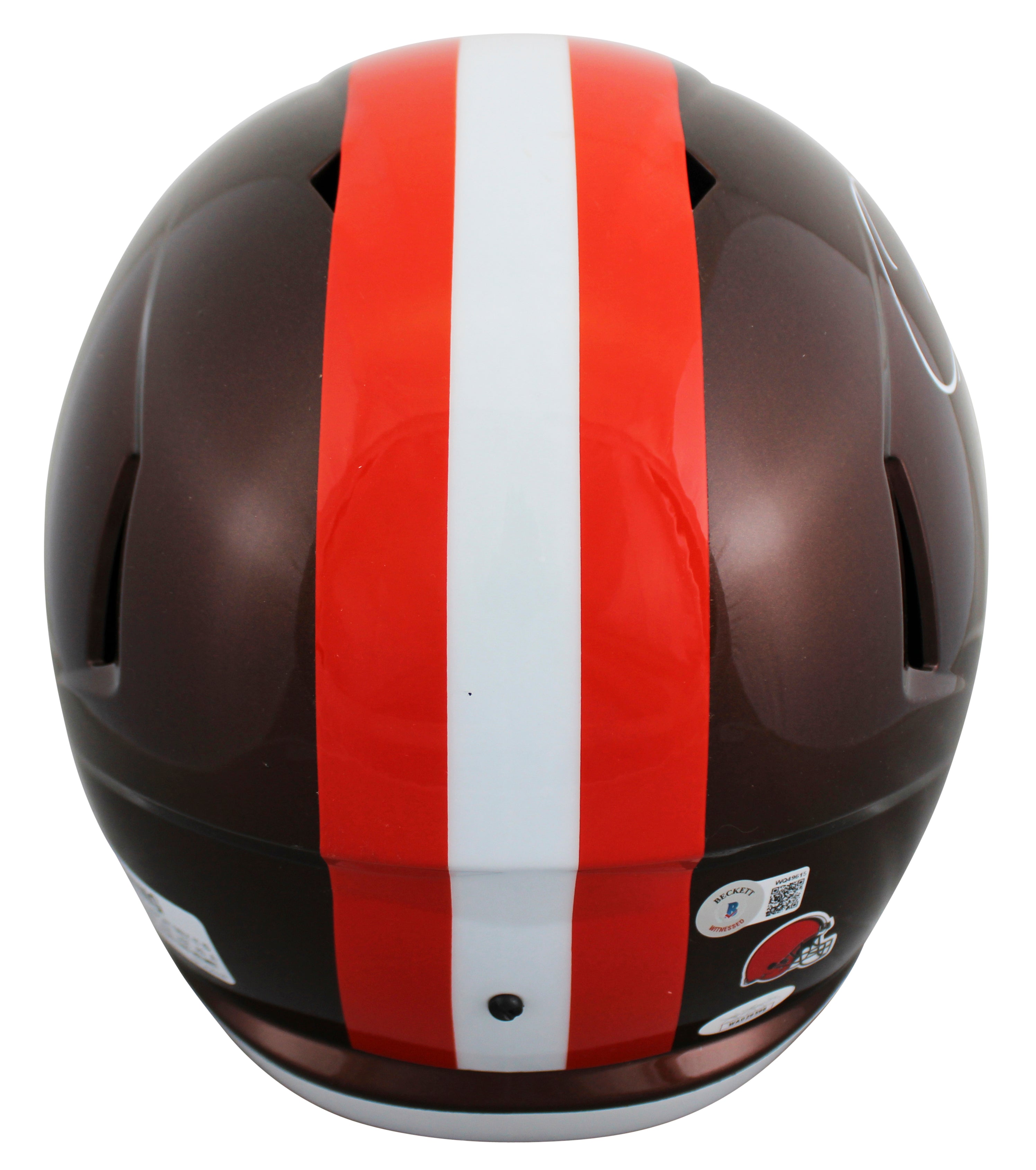 Browns Odell Beckham & Amari Cooper Signed Flash Full Size Speed Rep Helmet BAS
