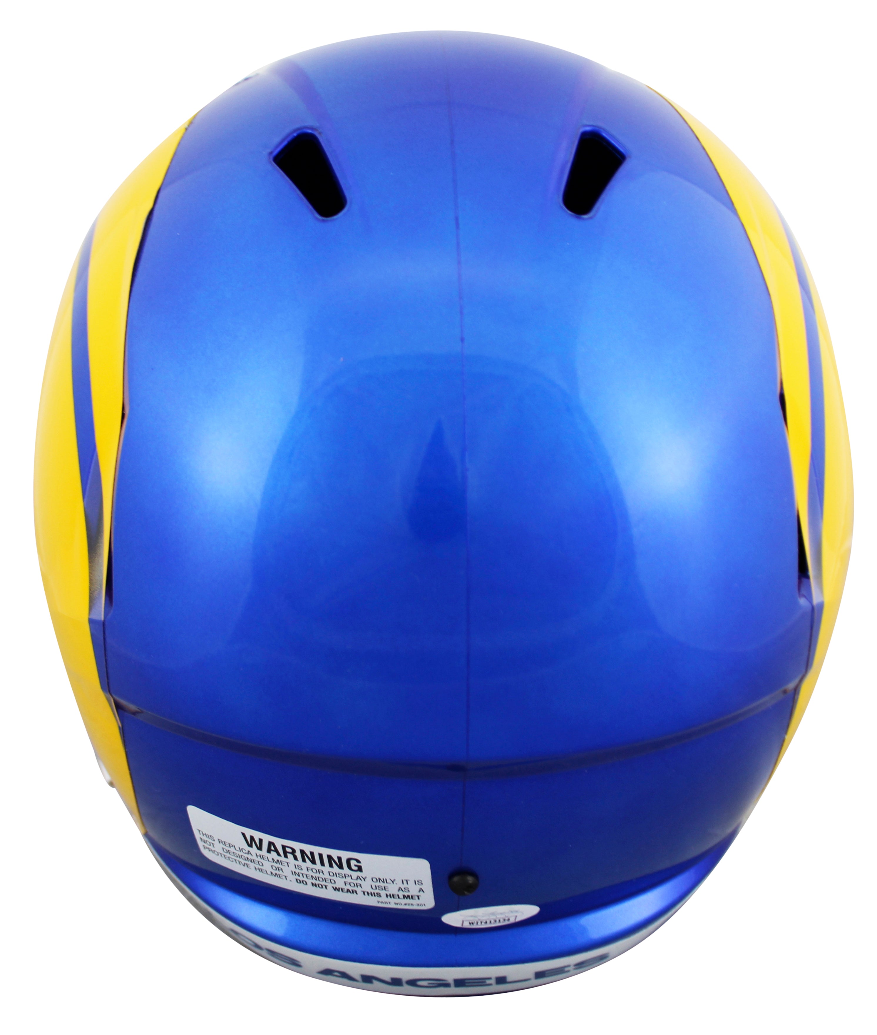 Rams Aaron Donald "3x DPOY" Signed Full Size Speed Rep Helmet JSA Wit #WIT413134