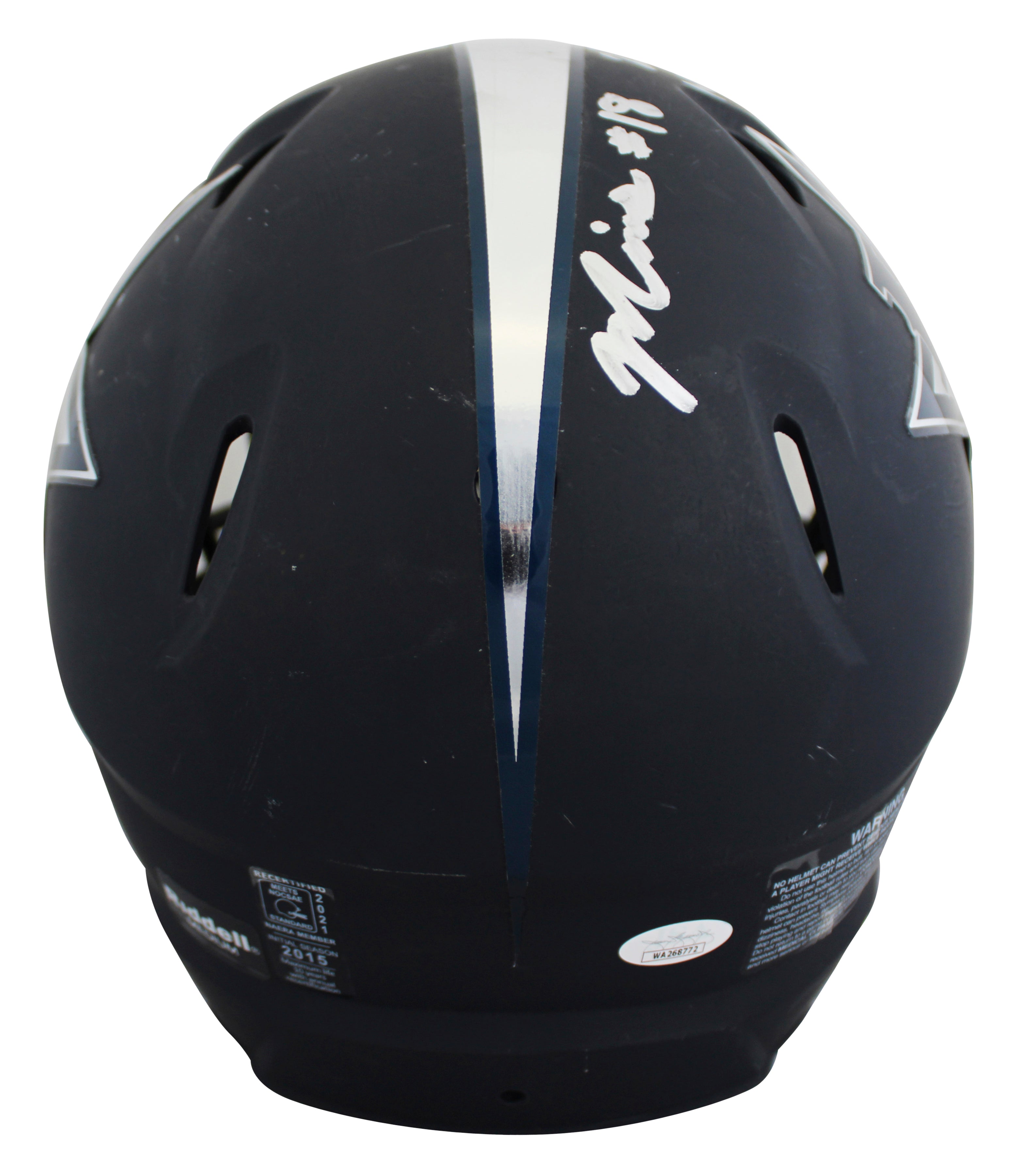 Marvin Mims "2019 Mr. Texas Football" Signed LSHS F/S Rep Helmet JSA #WA268772