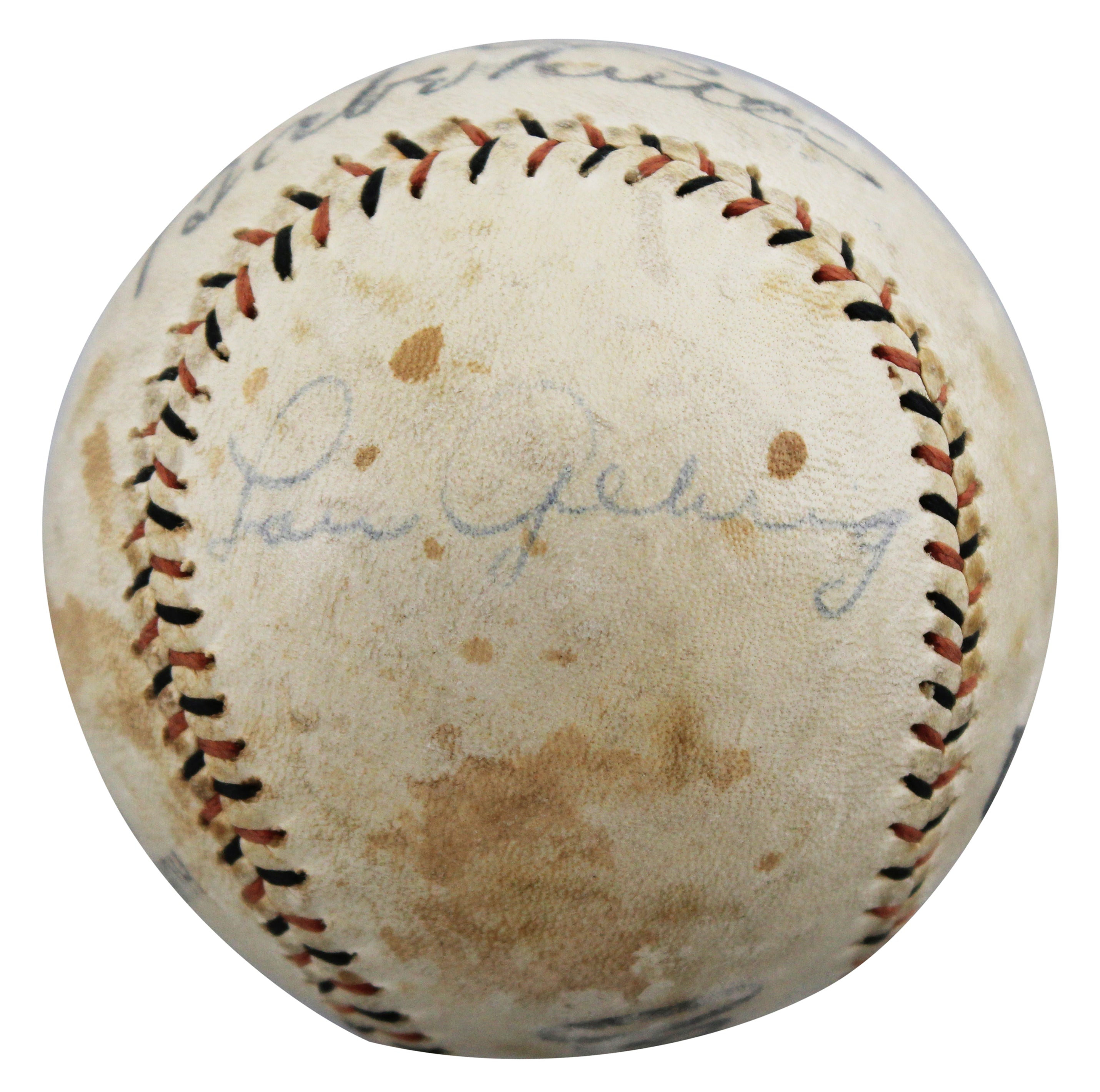 Yankees Babe Ruth & Lou Gehrig Signed Official League Baseball JSA #XX00240