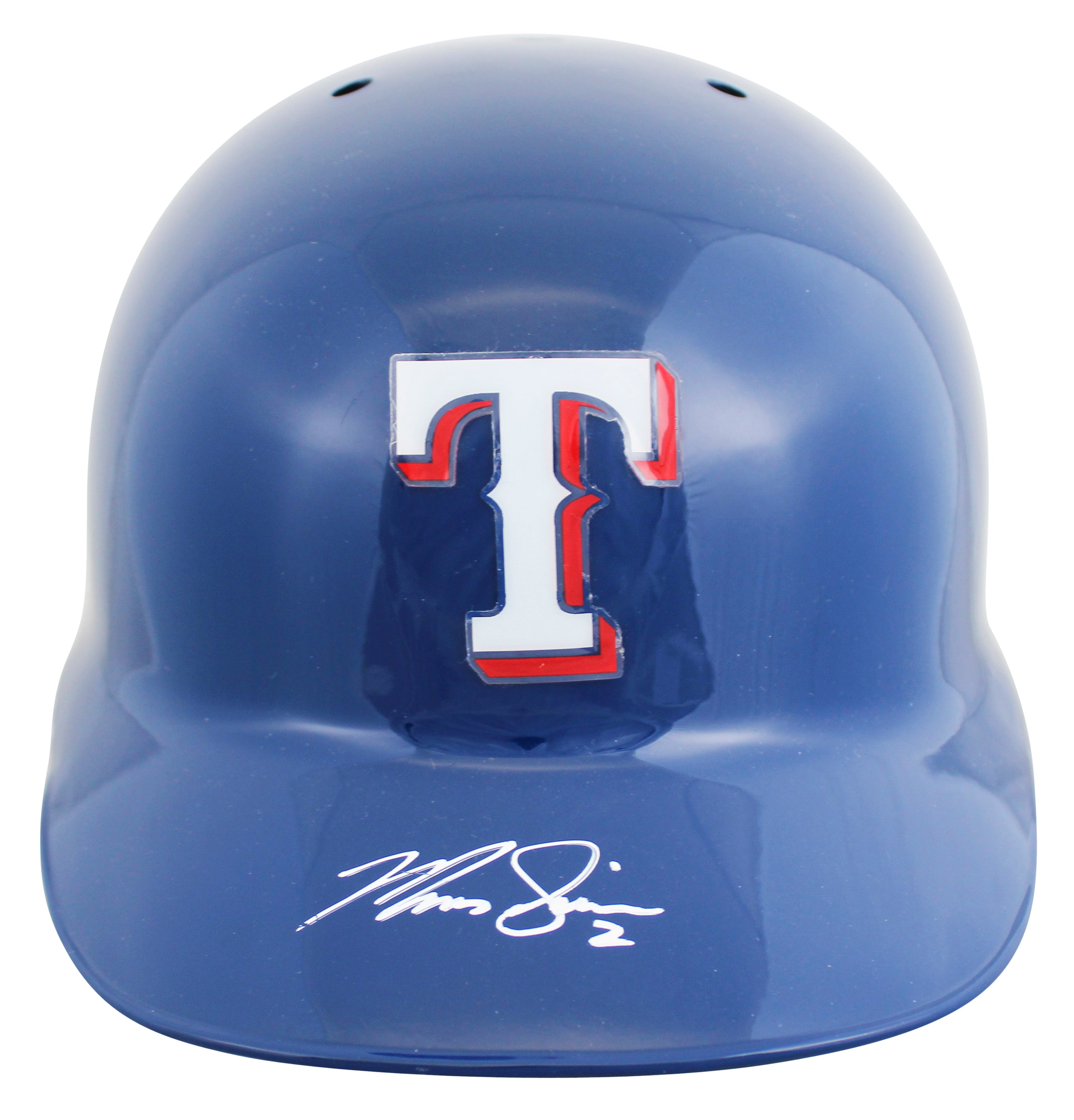 Rangers Marcus Semien Signed Full Size Authentic Batting Helmet BAS W #1W197396