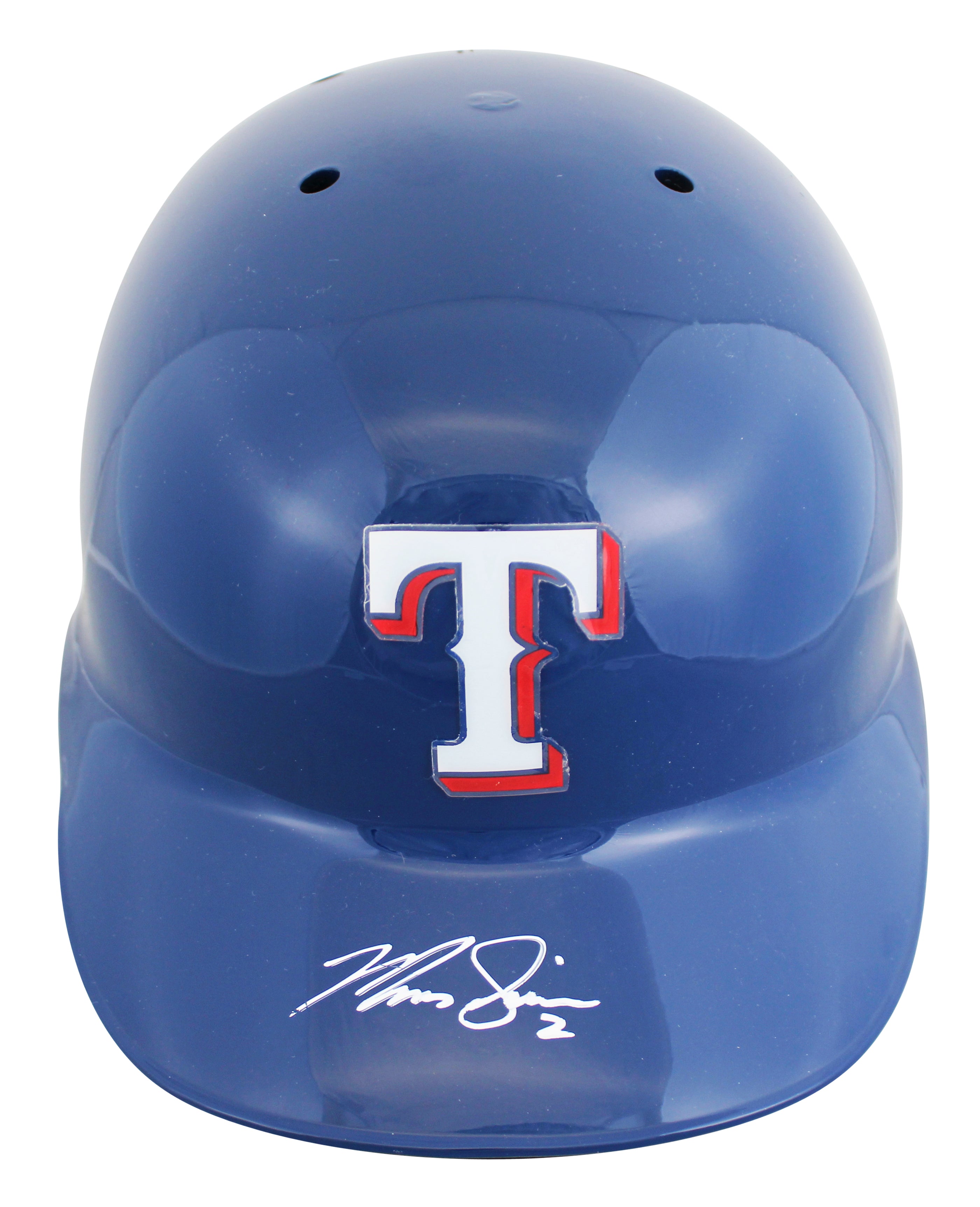 Rangers Marcus Semien Signed Full Size Authentic Batting Helmet BAS W #1W197396