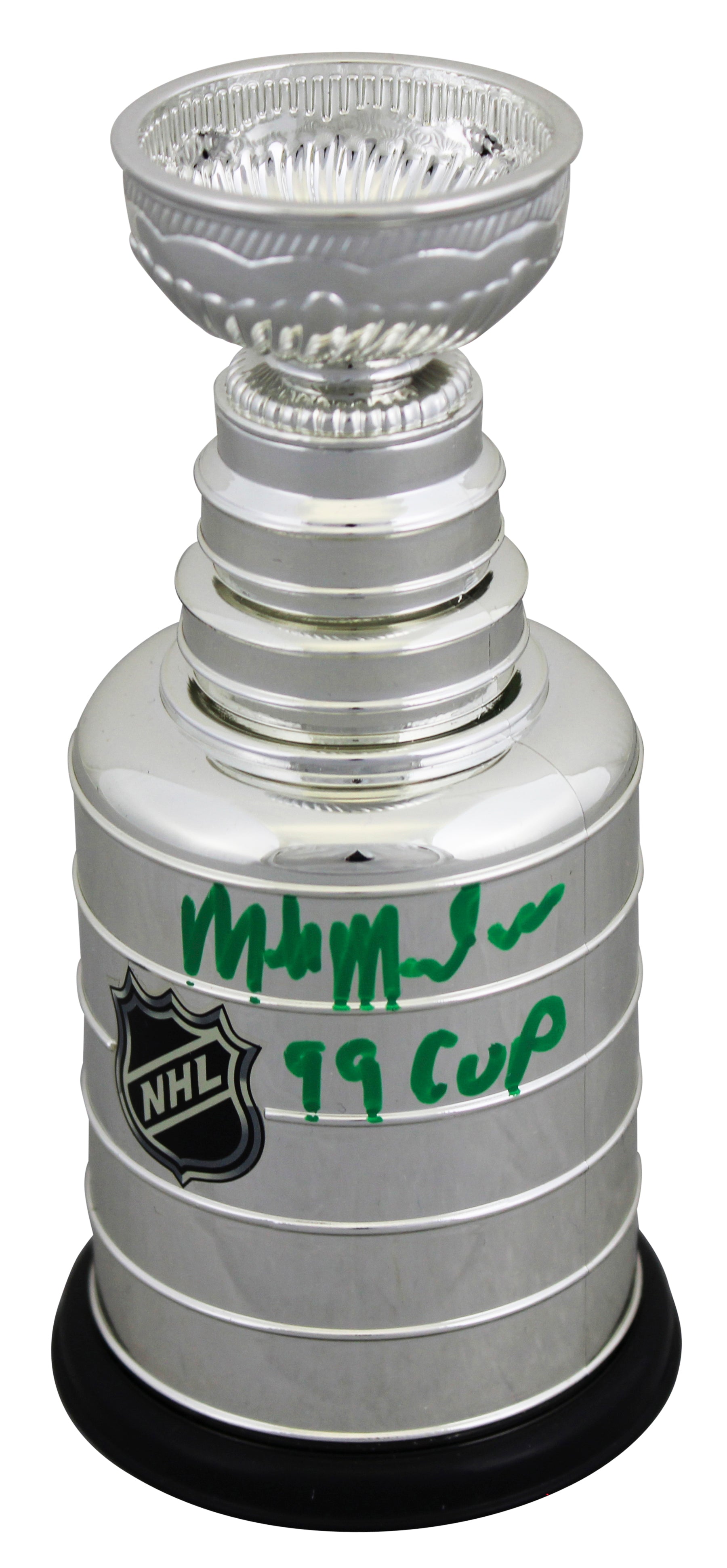 Stars Mike Modano "99 Cup" Signed Replica Stanley Cup Trophy BAS Wit #2W097070