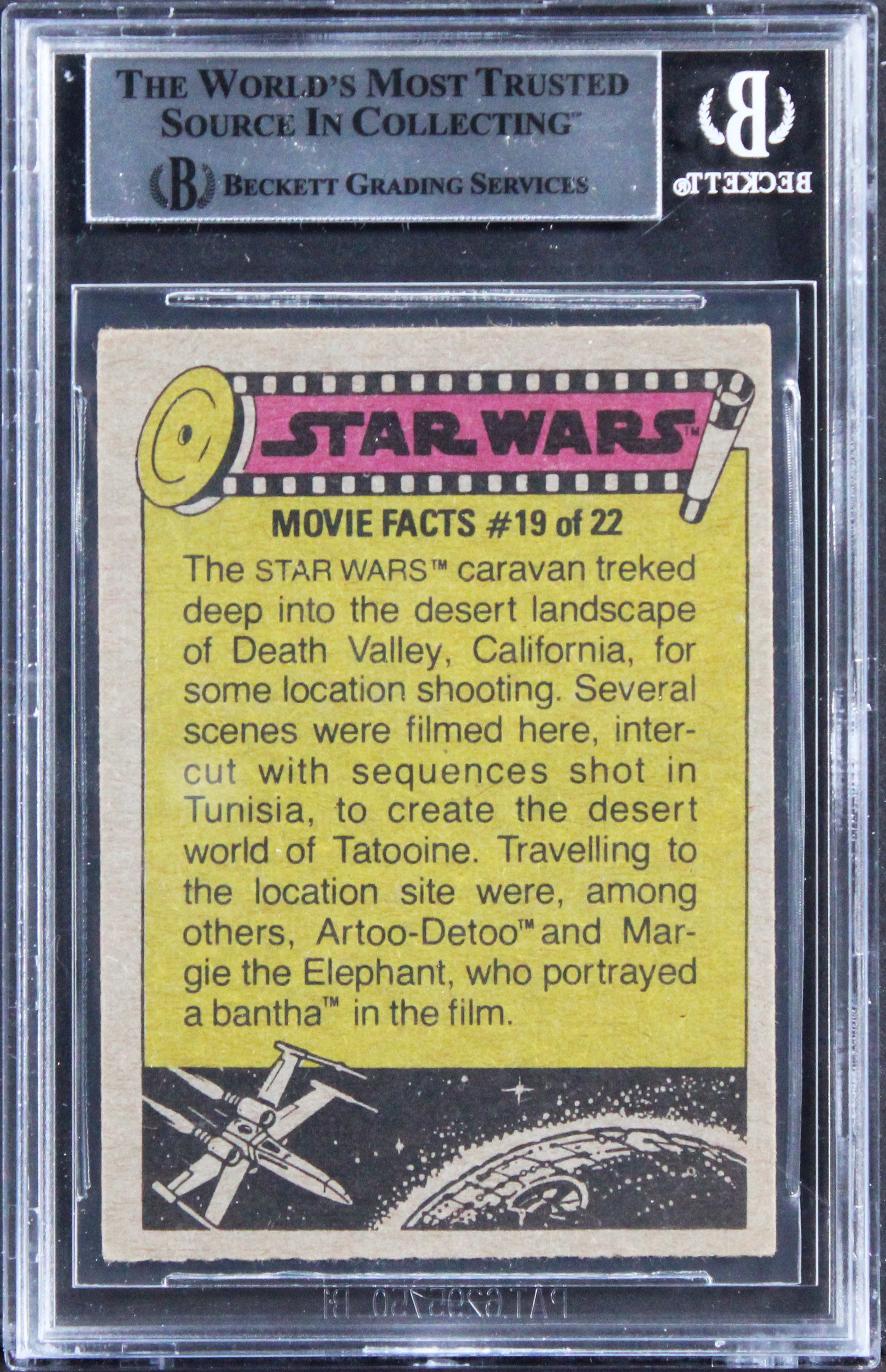 (5) Phil Tippett, Penny McCarthy +3 Signed 1977 Star Wars #283 Card BAS Slabbed