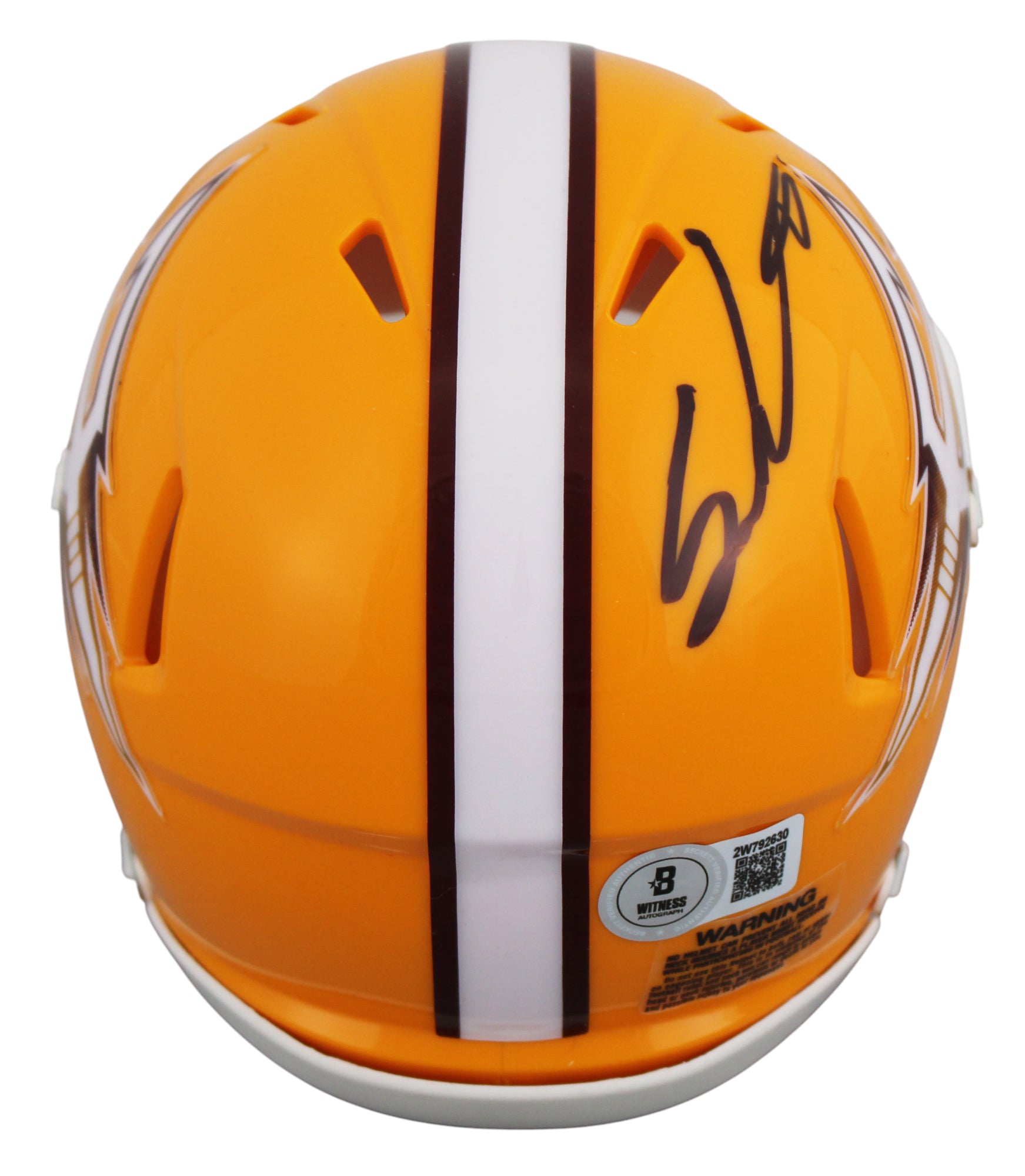 ASU Sam Leavitt & Jordyn Tyson Signed Gold Speed Mini Helmet W/ Case BAS Witness