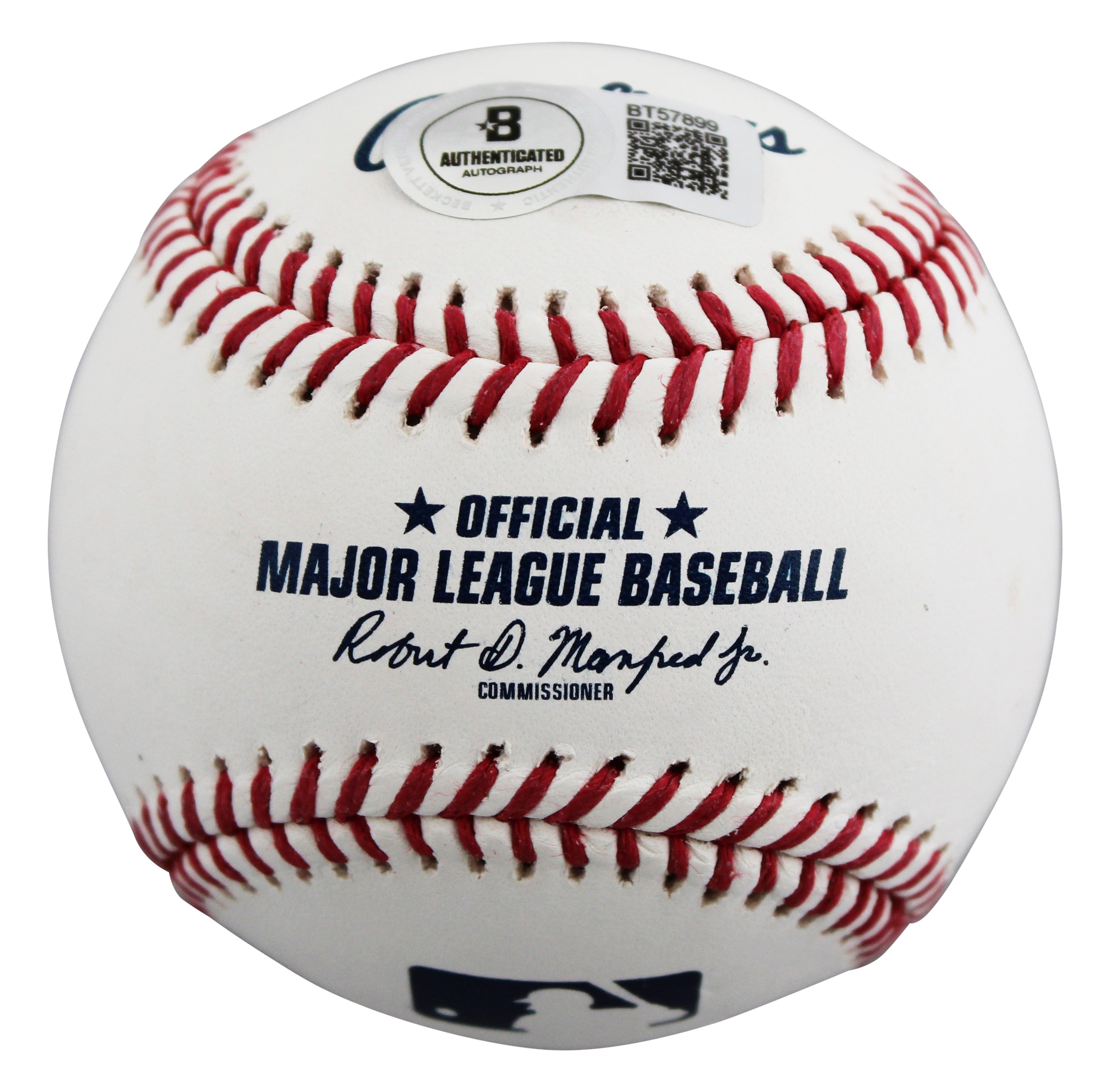 Dave Portnoy Barstool Sports Authentic Signed Manfred OML Baseball BAS #BT57899