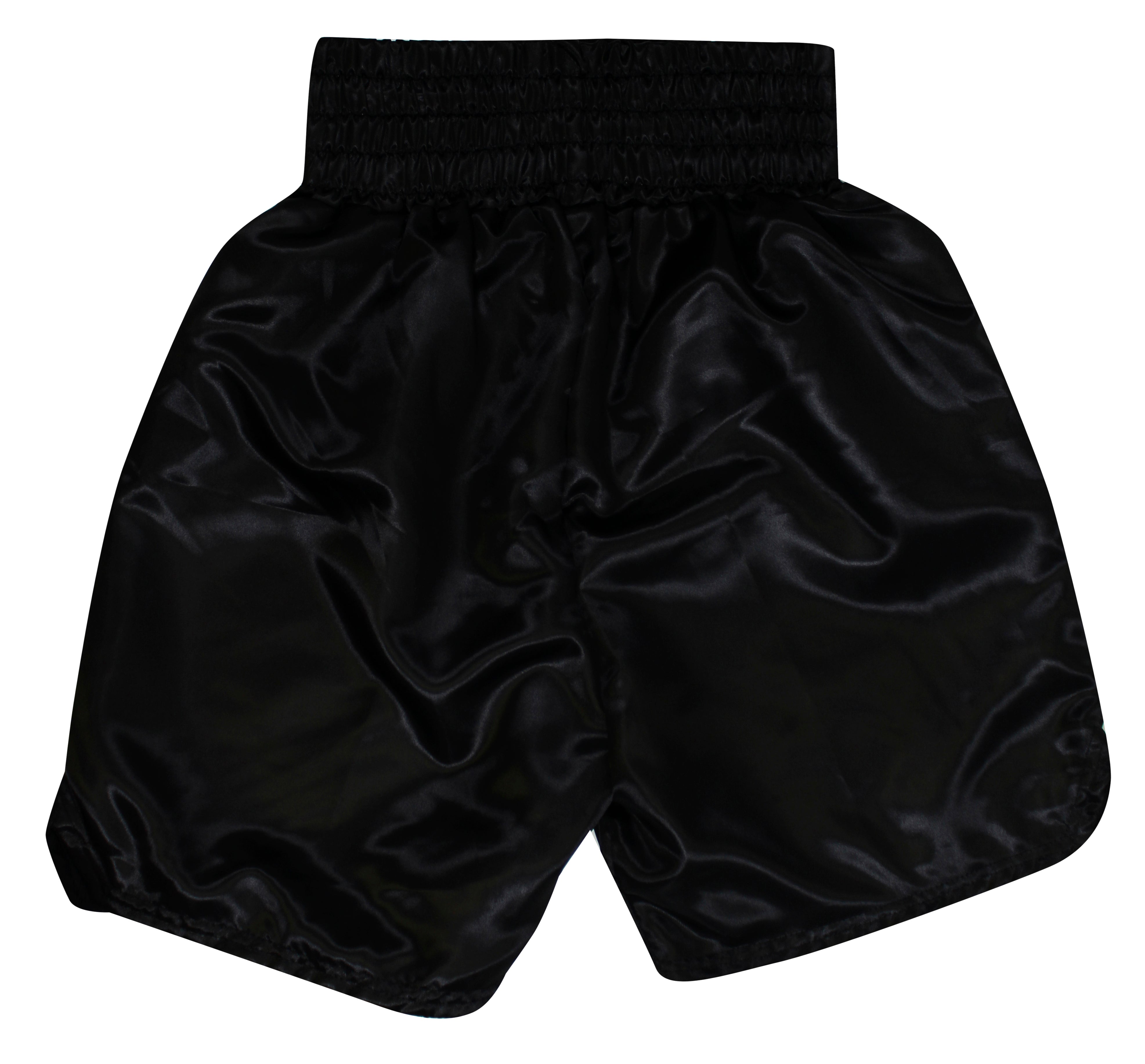Ryan Garcia Authentic Signed Black King Boxing Trunks BAS Witnessed #2W263322