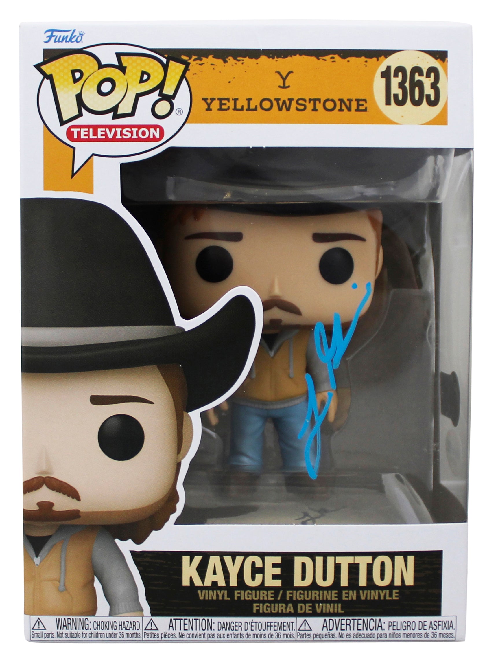 Luke Grimes Yellowstone Signed Kayce Dutton #1363 Funko Pop Figure BAS #BT57792