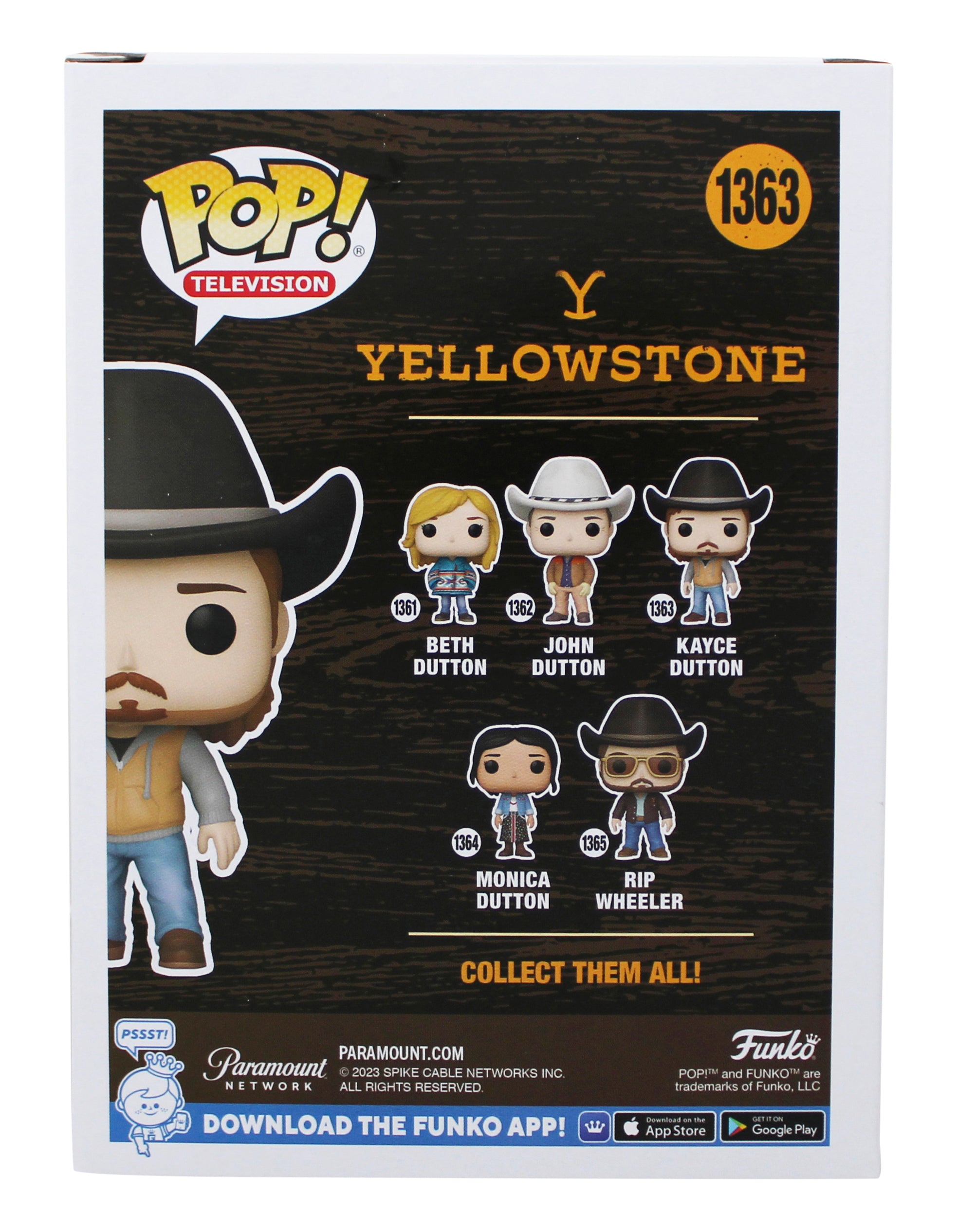 Luke Grimes Yellowstone Signed Kayce Dutton #1363 Funko Pop Figure BAS #BT57792