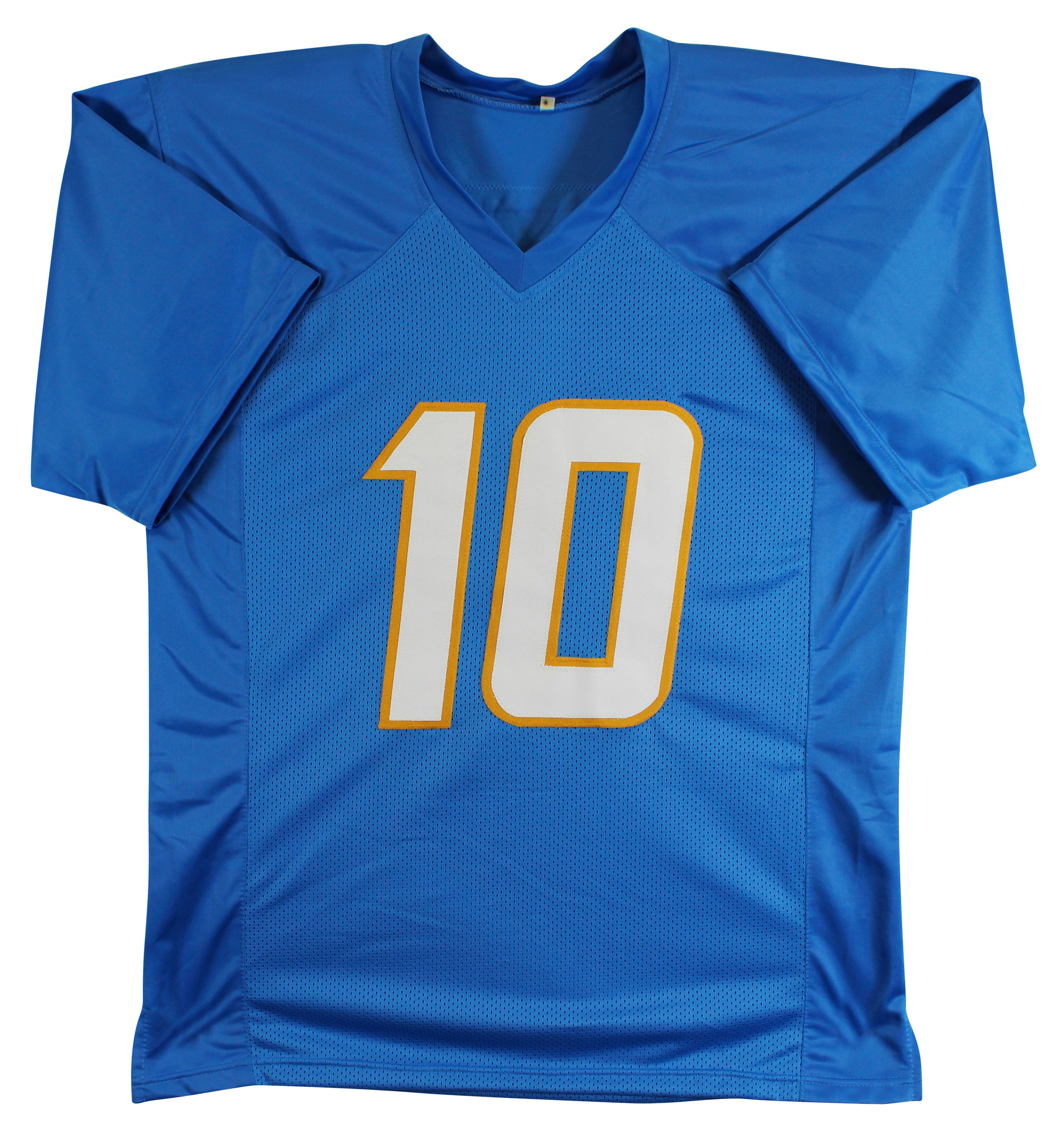 Justin Herbert Authentic Signed Powder Blue Pro Style Jersey BAS Wit #WL44100