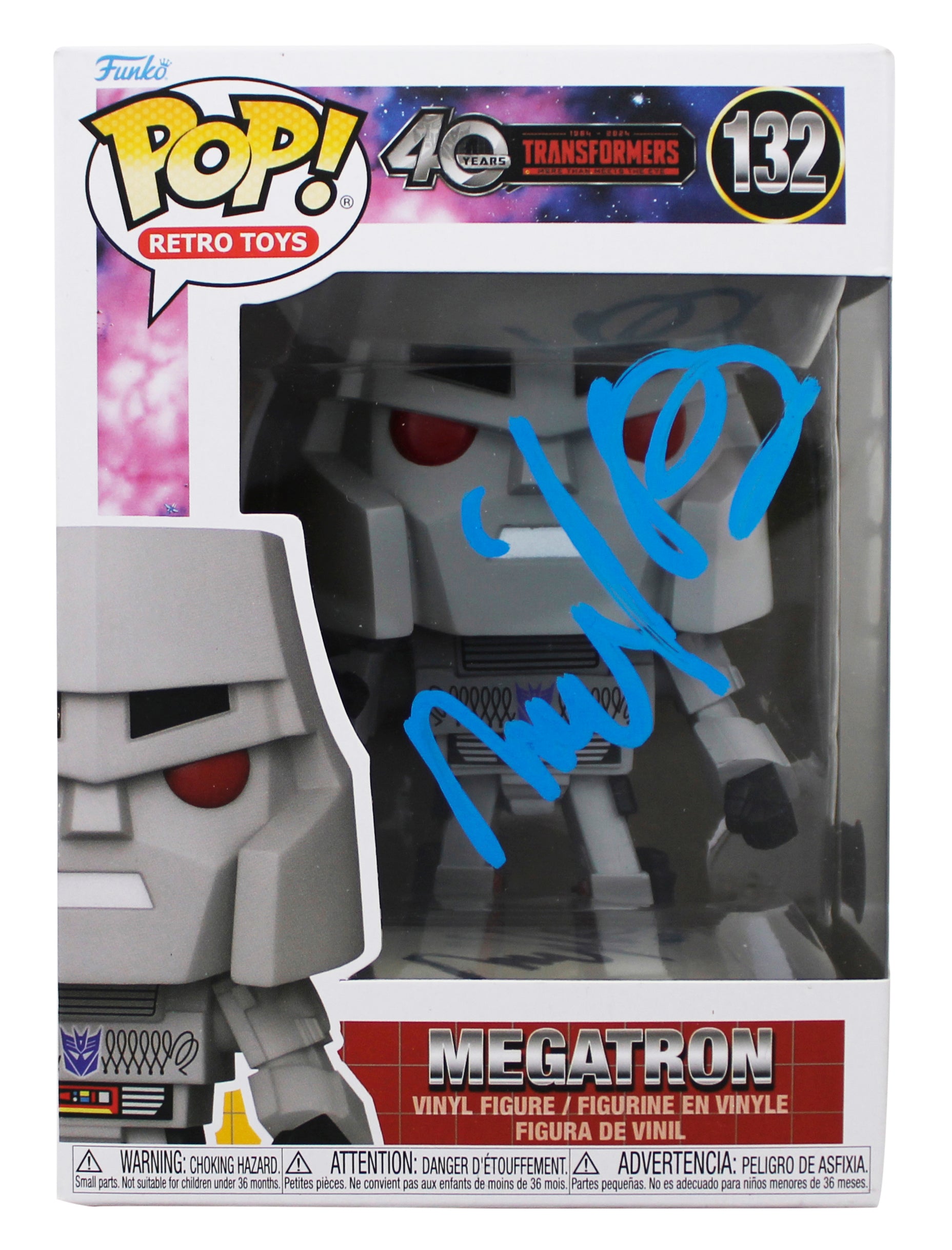 Michael Bay Transformers Signed Megatron #132 Funko Pop Figure BAS #BT57783