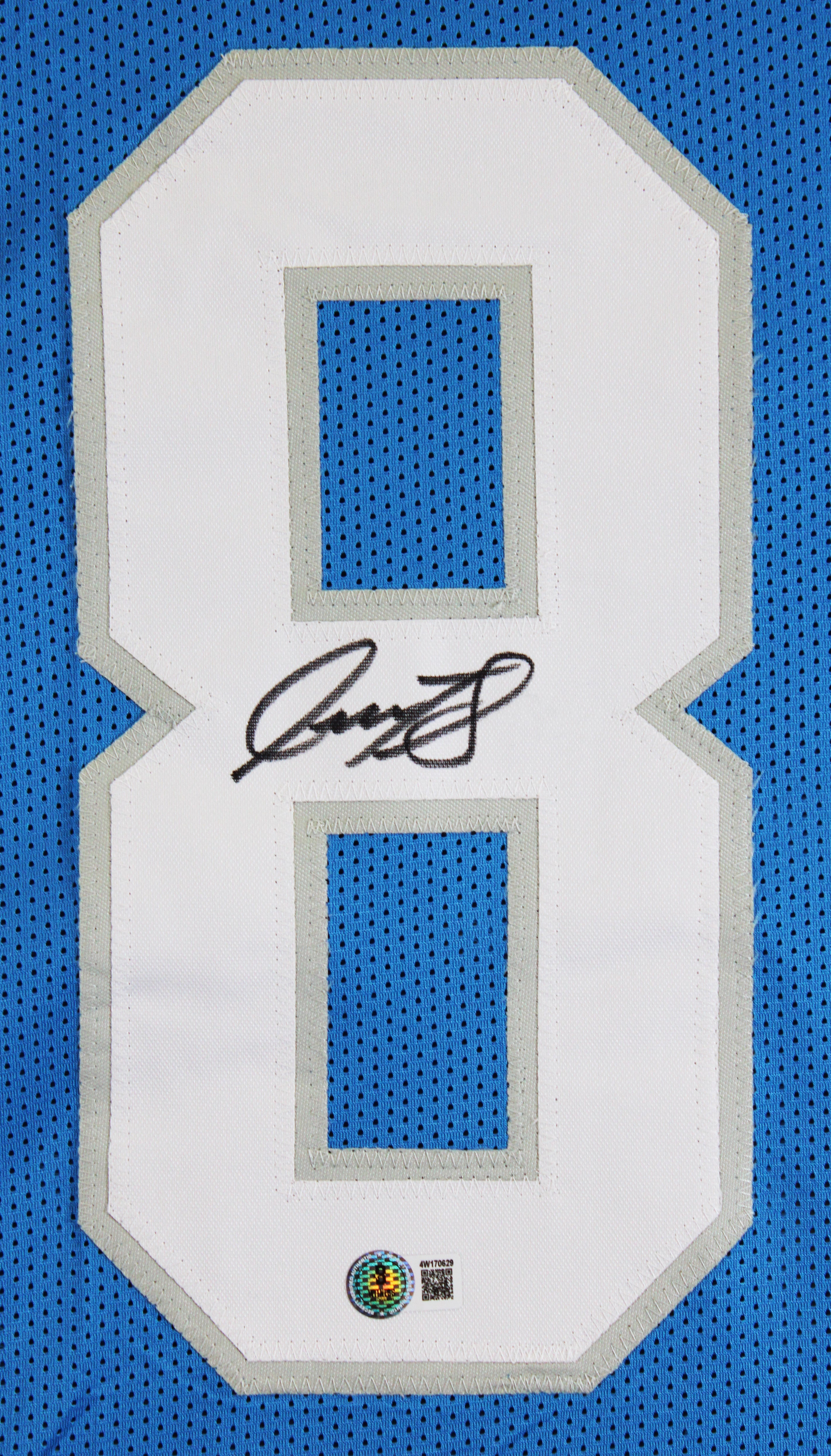 Isaac TeSlaa Authentic Signed Blue Pro Style Jersey Autographed BAS Witnessed