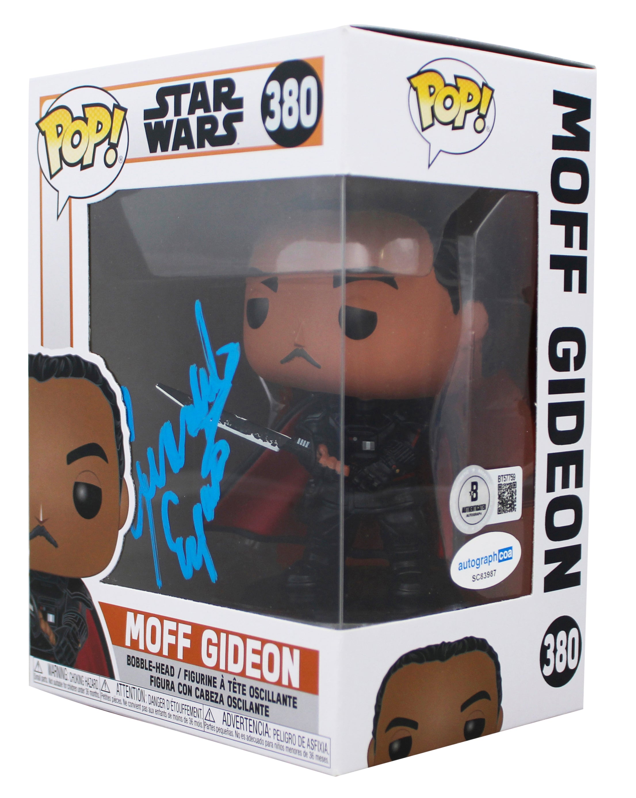 Giancarlo Esposito Star Wars Signed #380 Funko Pop Vinyl Figure BAS #BT57759