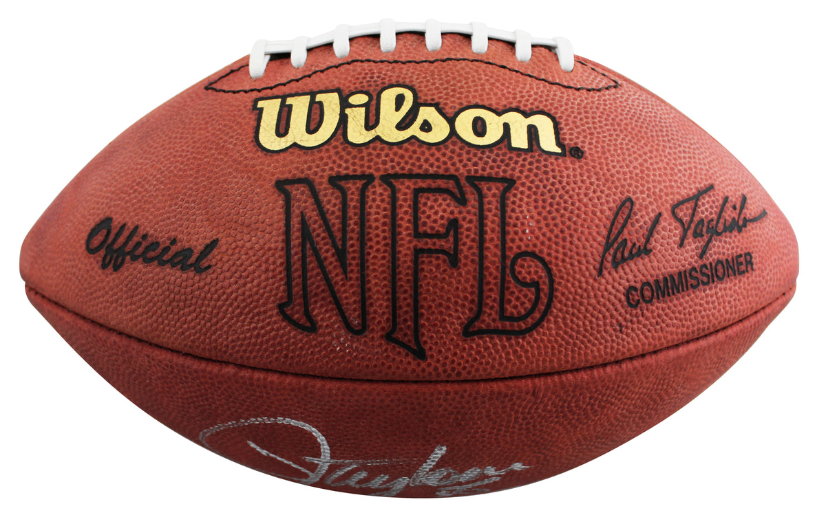 Giants Lawrence Taylor "HOF 99" Signed Wilson Official Nfl Football BAS #BV70237