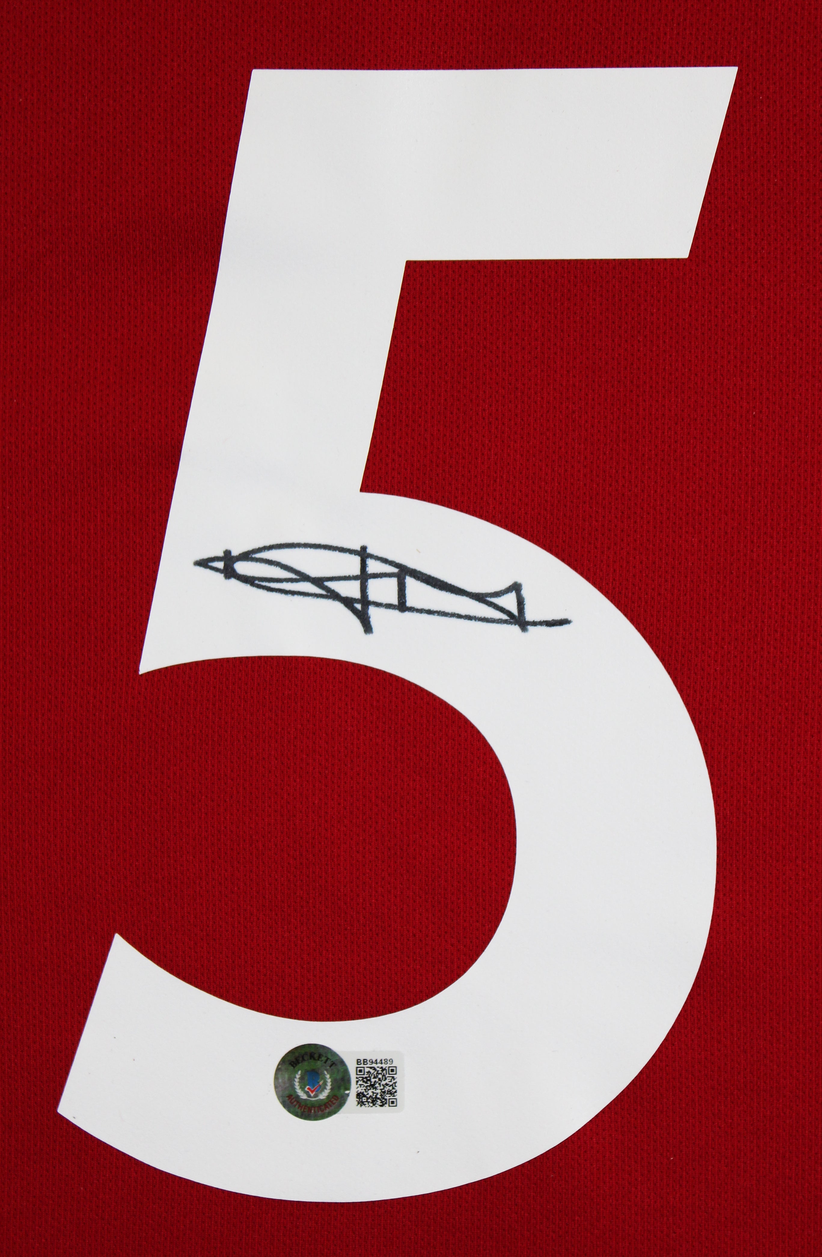 Manchester United Harry Maguire Authentic Signed Red Adidas Jersey BAS #BB94489
