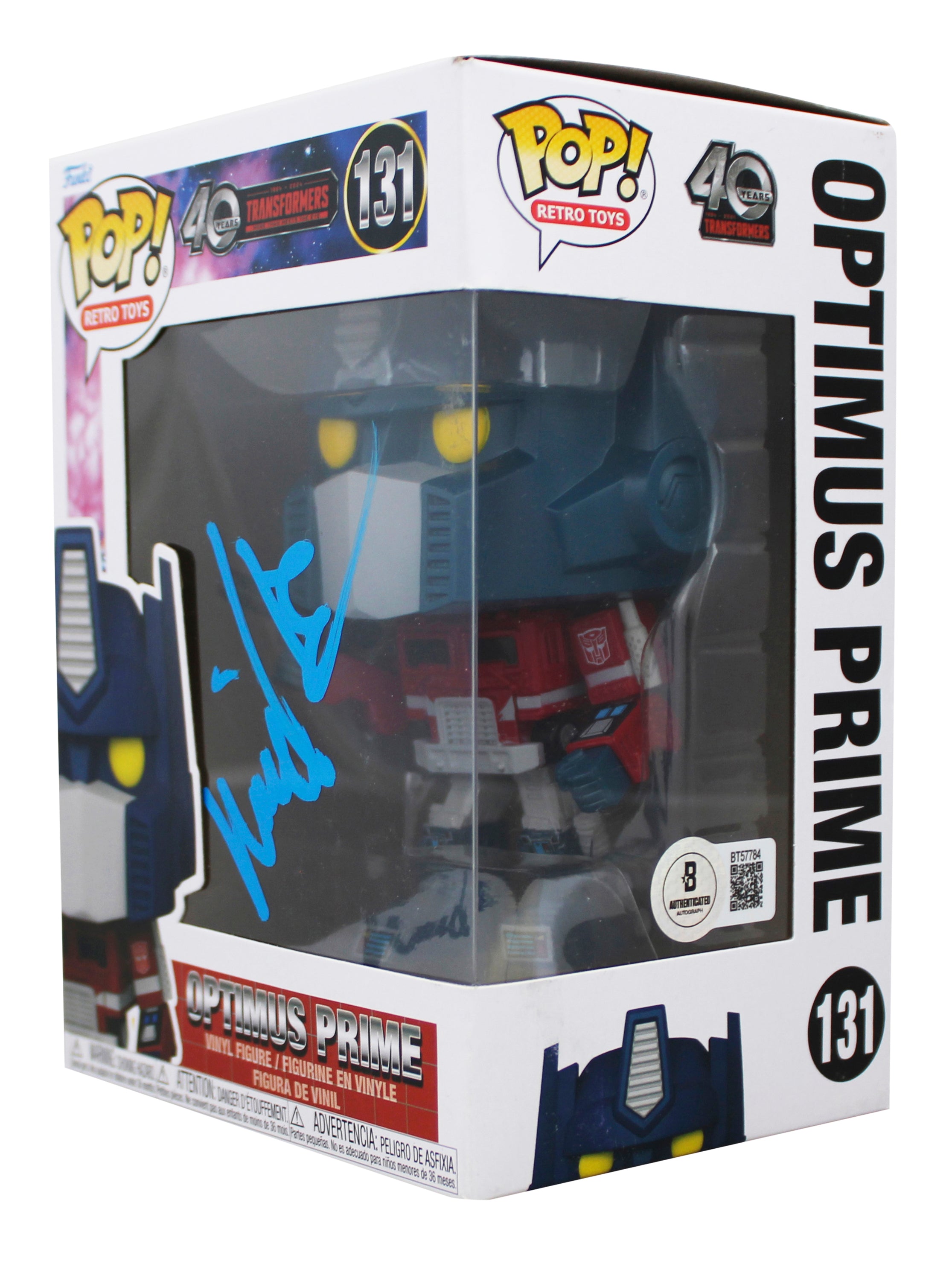 Michael Bay Transformers Signed Optimus Prime #131 Funko Pop Figure BAS #BT57784