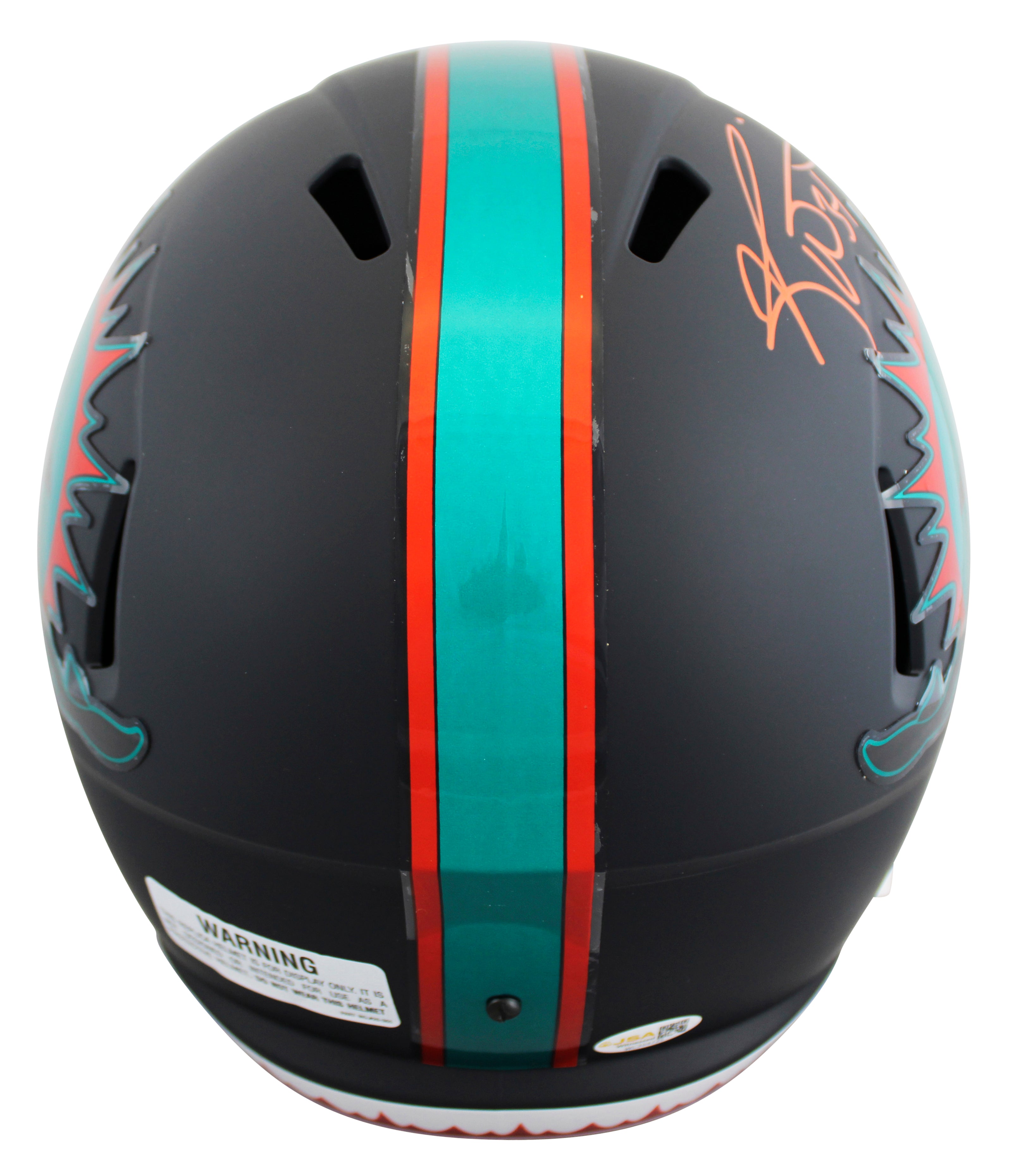 Dolphins Ricky Williams "SWE" Signed Rivalries Full Size Speed Rep Helmet JSA W